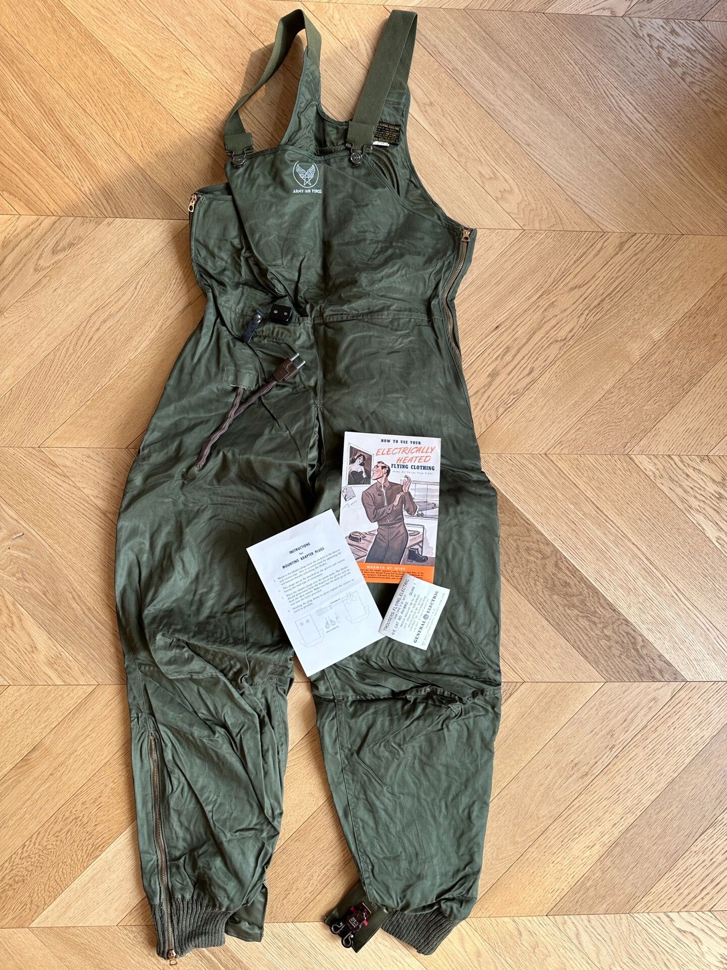 Vintage Vintage USAF F-3A Electric Flight Pants Size US 38 / EU 54 - 1 Thumbnail