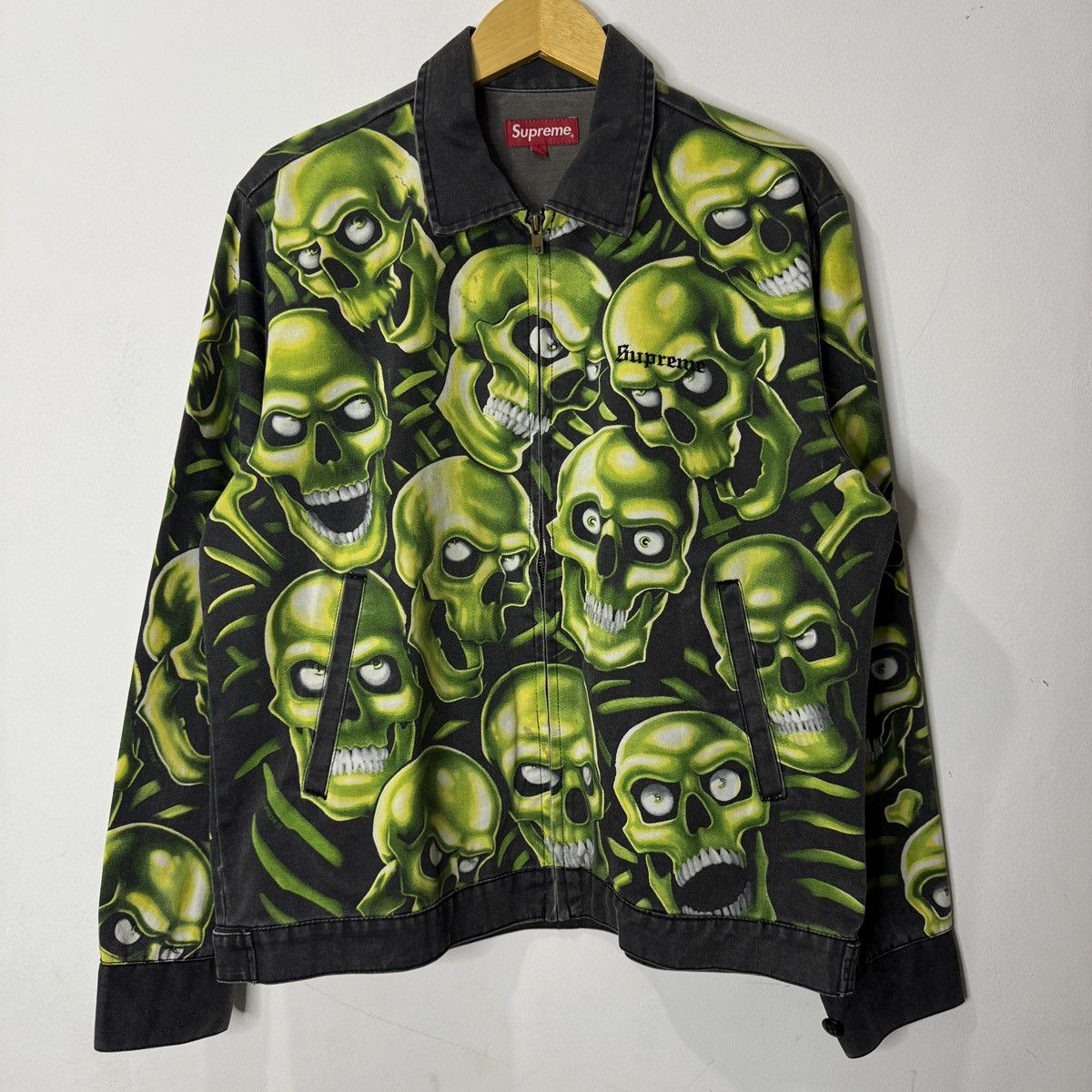 Supreme Skull Pile Work Jacket | Grailed
