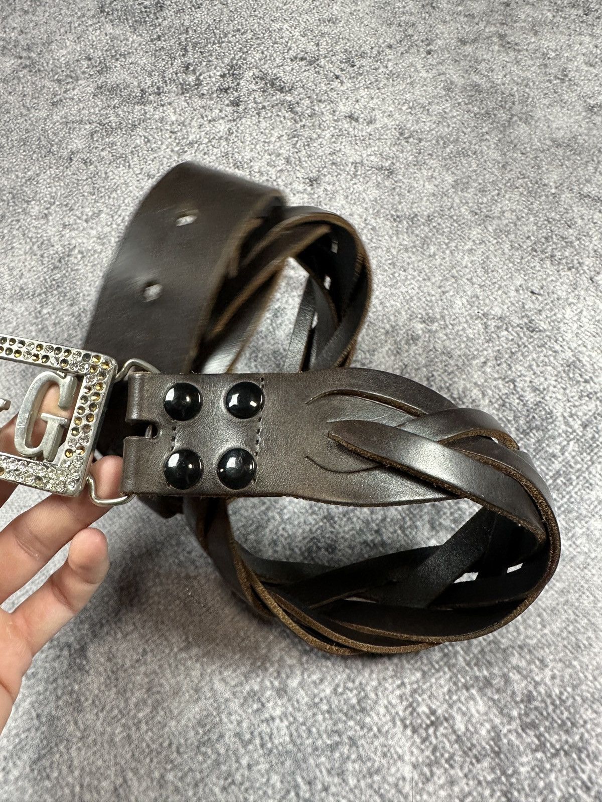 Other Y2K D&G Logo Dolce&Gabbana Logo Belts Streetwear Style Size ONE SIZE - 3 Thumbnail