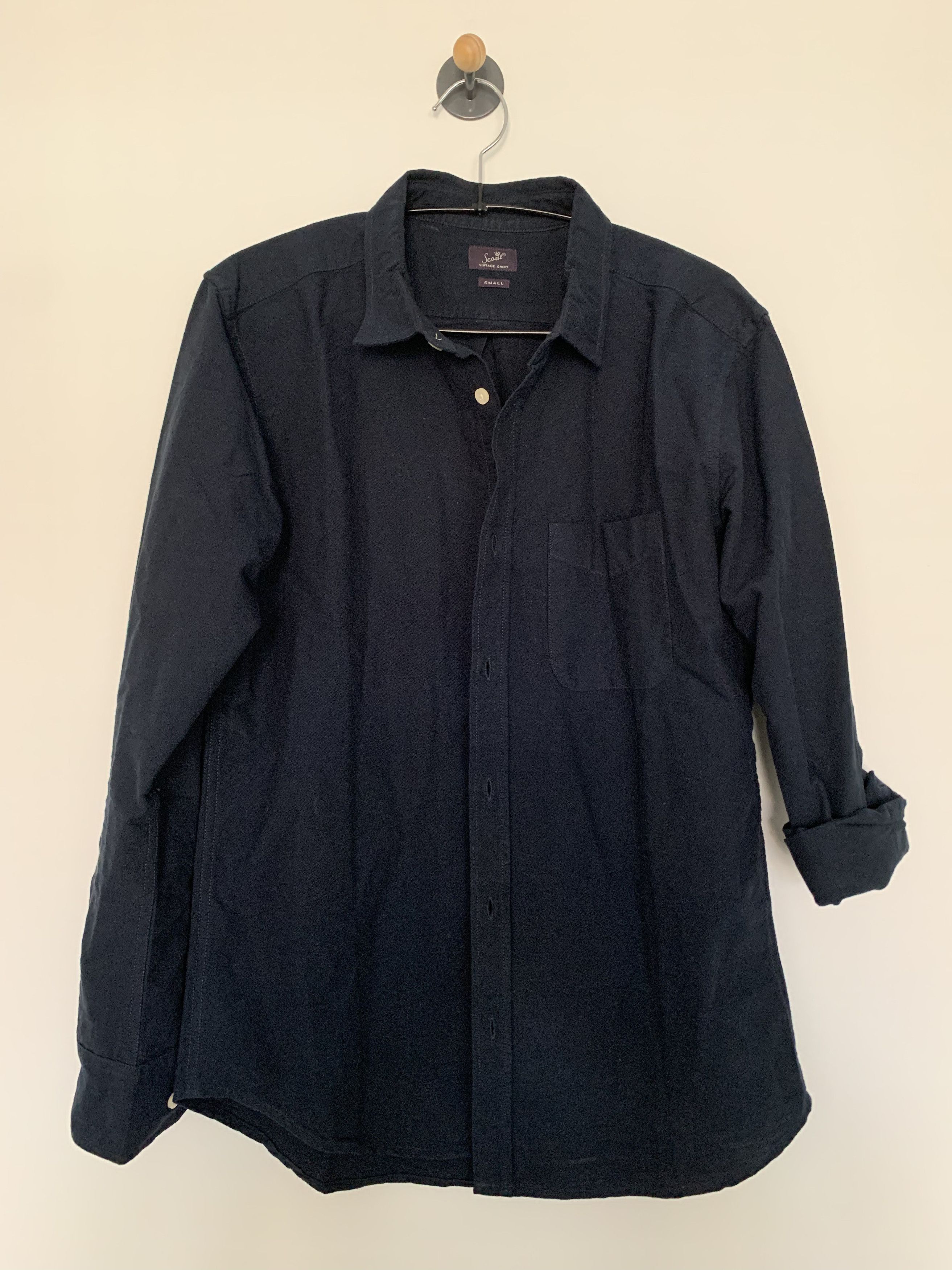 Other Scout Mens Shirt Midnight Blue S Size US S / EU 44-46 / 1 - 1 Thumbnail