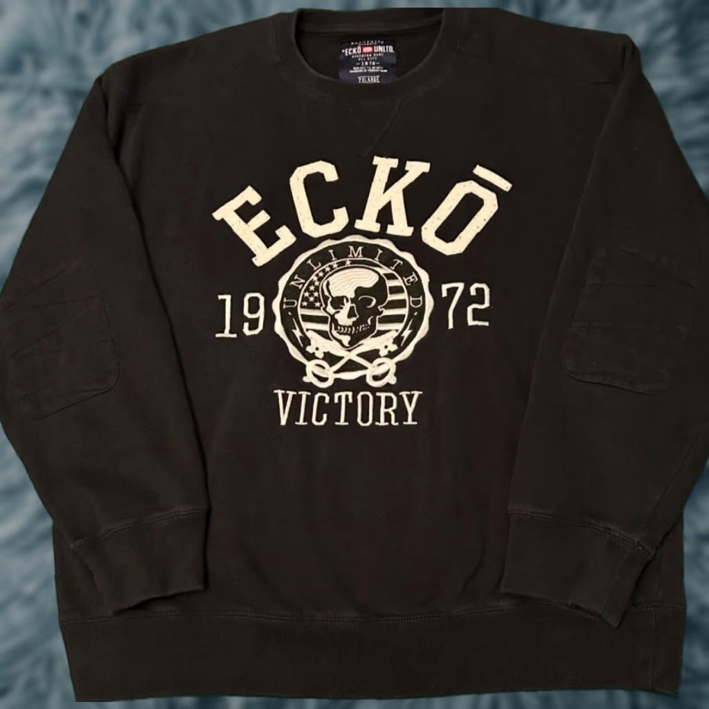 Ecko Unltd. VINTAGE Ecko Unltd Skull VTG Crewneck Sweatshirt Mens XXL Black Hip Hop 90s Grunge Punk Pullover Crew Neck Size US XXL / EU 58 / 5 - 1 Thumbnail