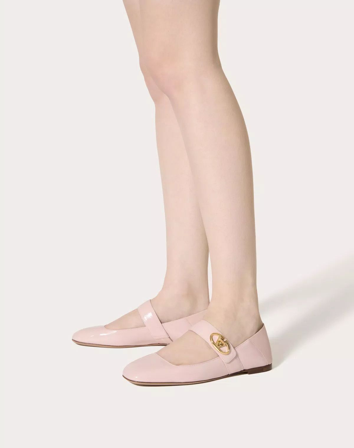 Valentino o1s1wg110625 Mary Jane Locker Ballerina in Pale Pink/Blush Size US 10.5 / IT 40.5 - 6 Thumbnail