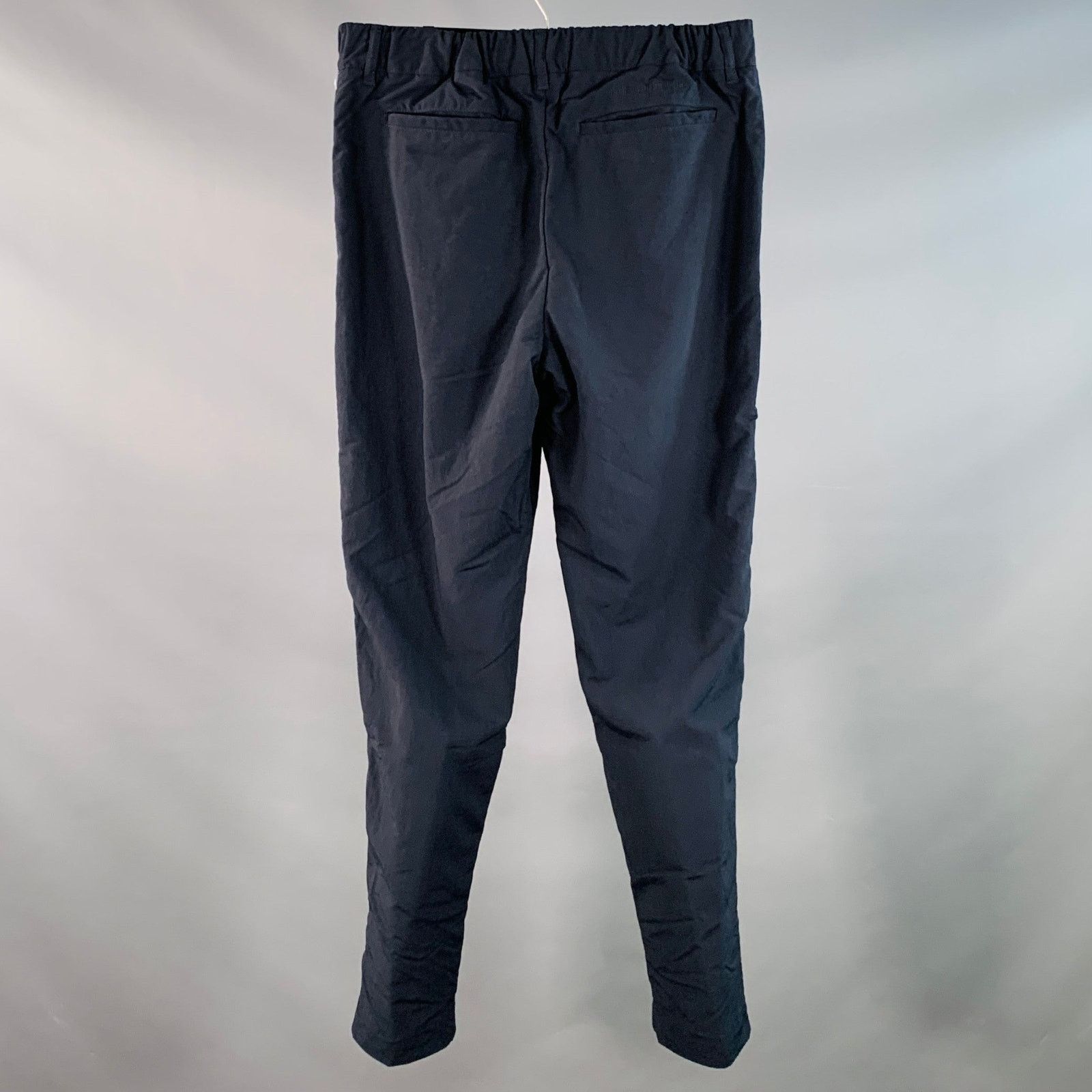 Maison Kitsune Size XS Navy Nylon Tapered Drawstring Casual Pants Size US 28 / EU 44 - 2 Thumbnail