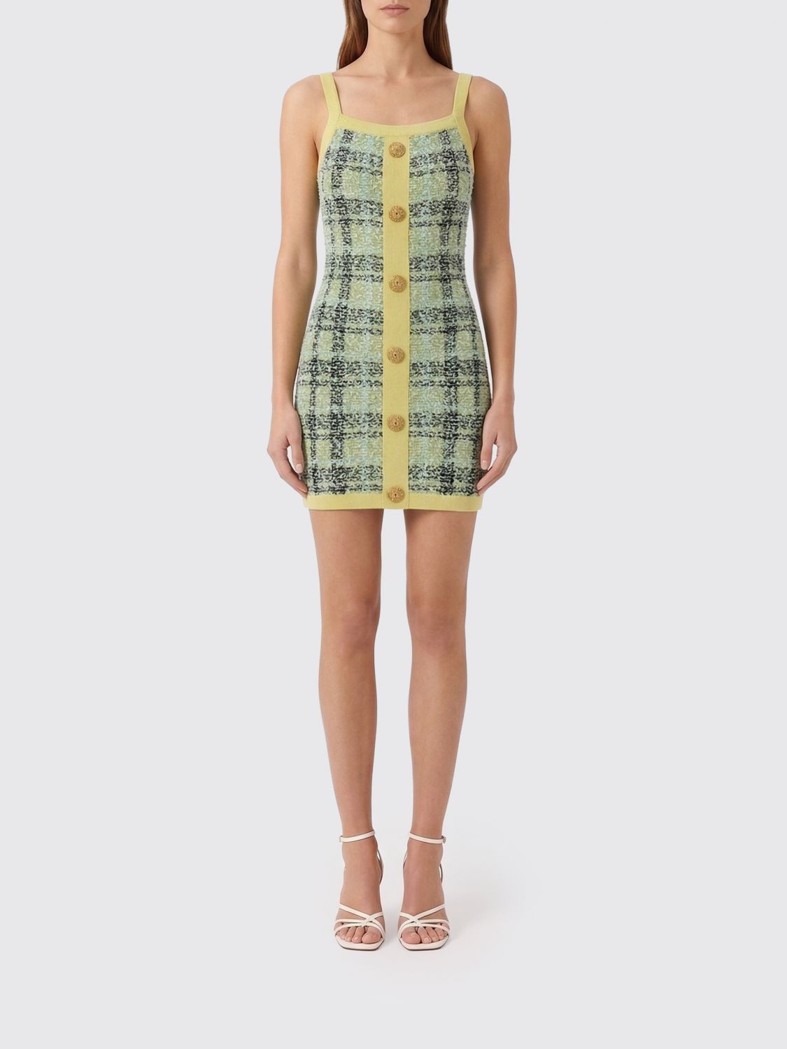 Balmain Balmain Dress Woman Yellow Size XS / US 0-2 / IT 36-38 - 1 Thumbnail