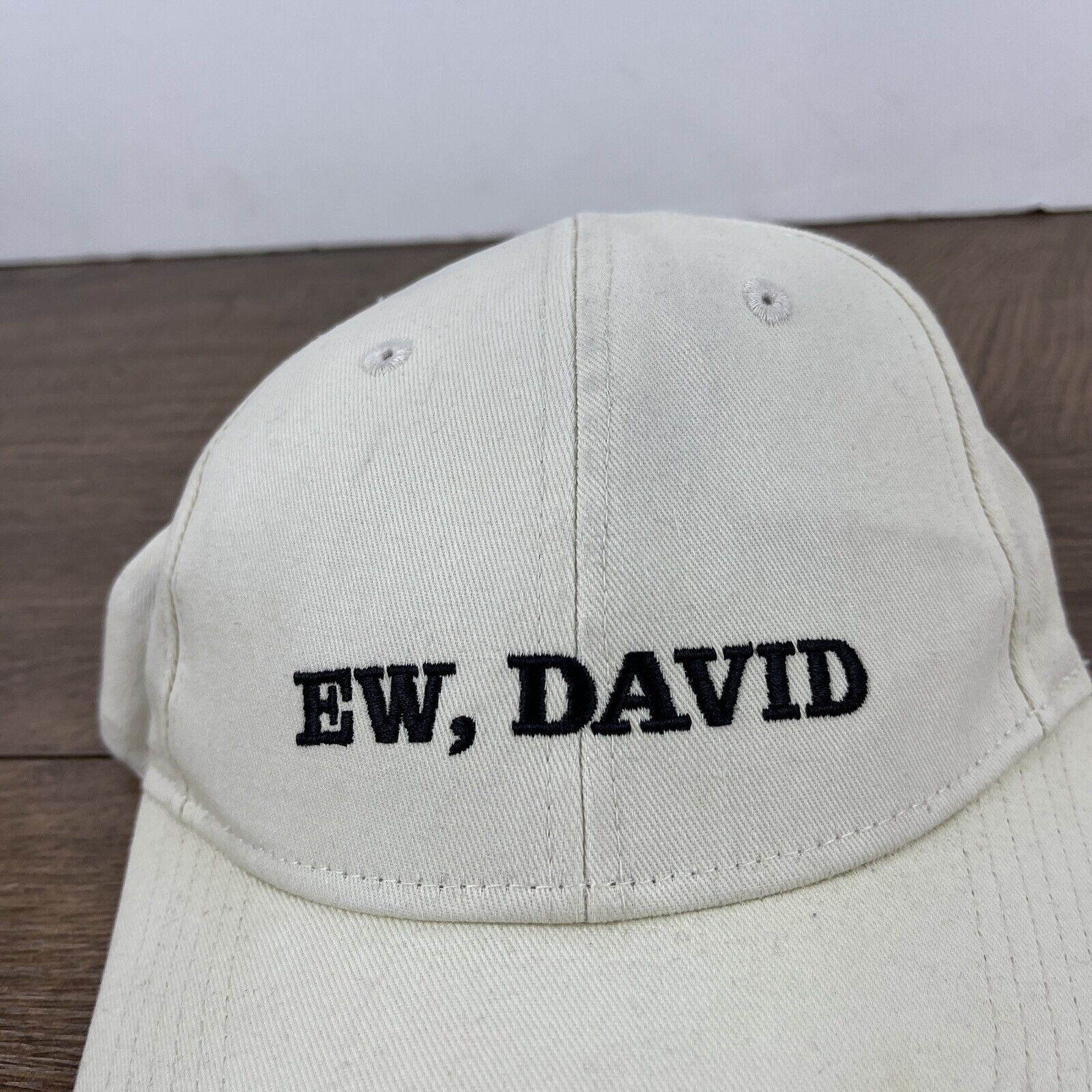 Other Ew, David Hat Schitts Creek Hat White Hat Adjustable White A Size ONE SIZE - 8 Thumbnail