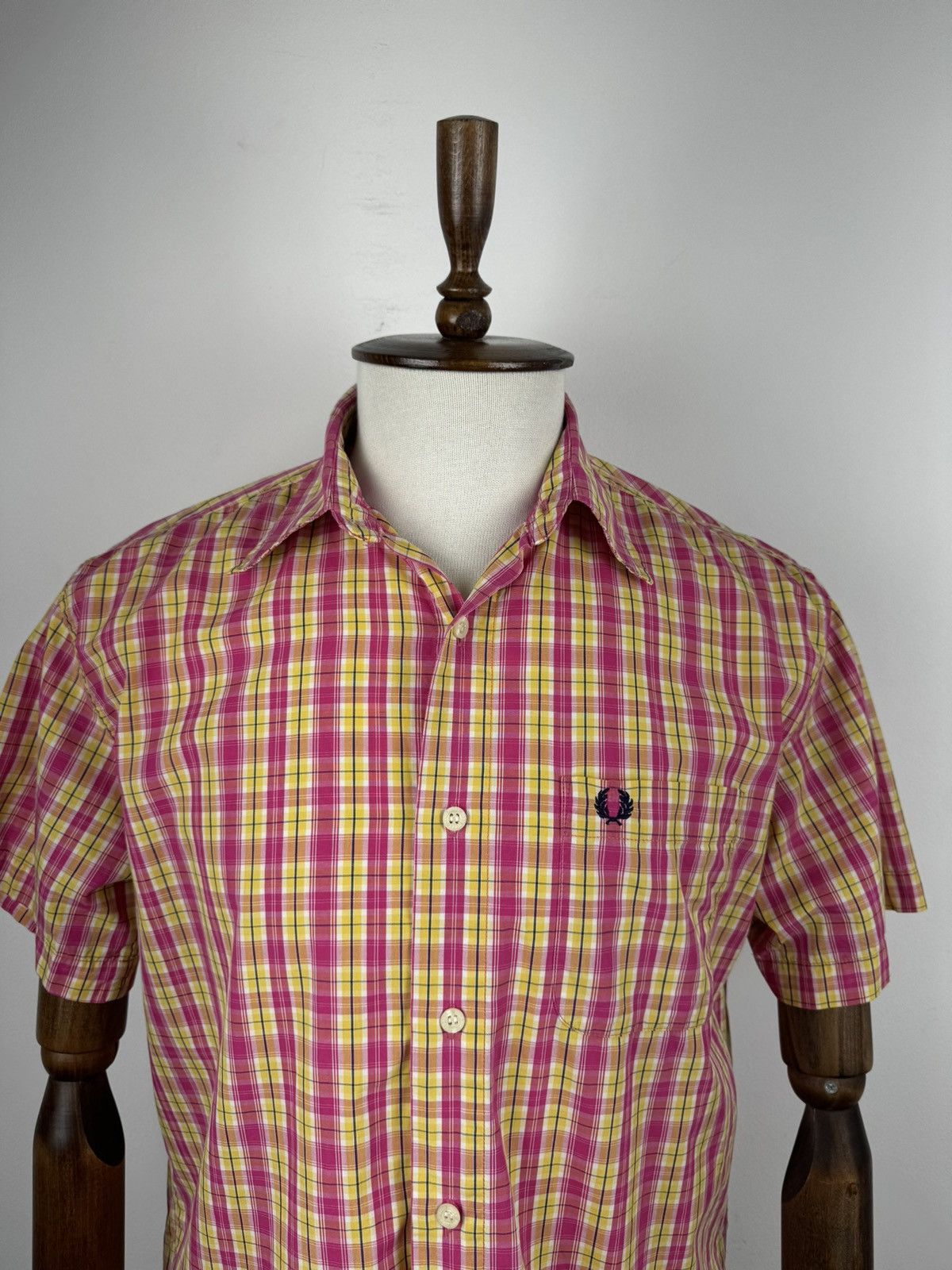 Fred Perry × Vintage Men’s Vintage Fred Perry Short Sleeve Shirt size M Size US M / EU 48-50 / 2 - 2 Thumbnail