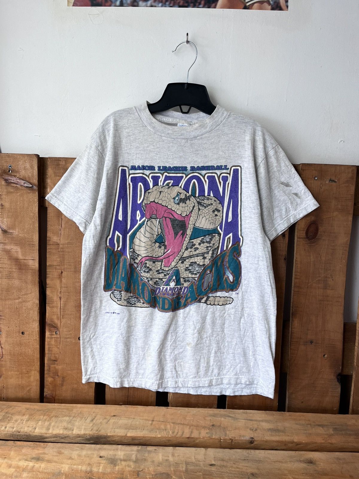 Logo 7 Vintage 1996 arizona diamonds backs snake t shirt Size US M / EU 48-50 / 2 - 1 Thumbnail
