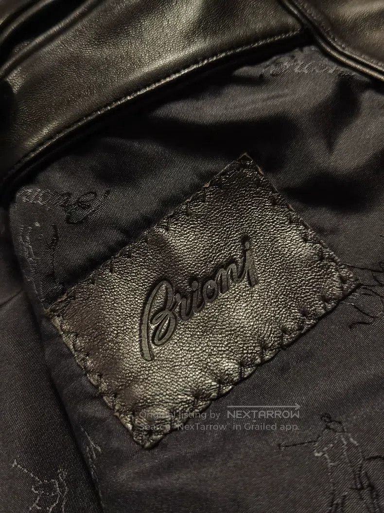 Brioni Brioni Crocodile leather patchwork pilot leather jacket Size US L / EU 52-54 / 3 - 4 Thumbnail