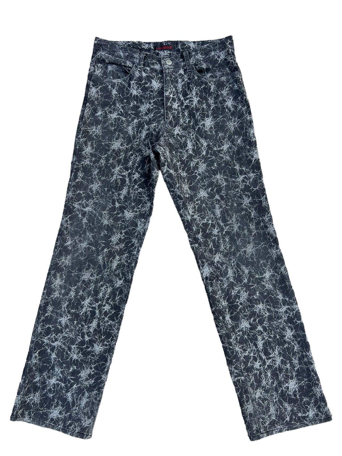 image of Seditionaries x Vintage 90's J . Secret . B Discharge Design Stretch Pant in Black, Men's (Size 30)