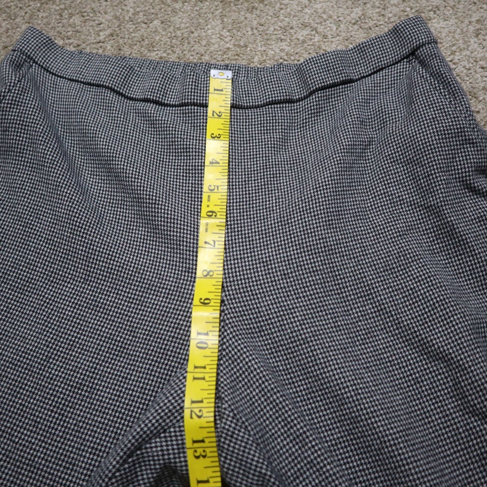 Vintage Kim Rogers Pants Sweatpants Pockets Gray 16P Petite Womens Knit Cotton Polyester High Rise Inseam 26 in Casual Straight Pull On Pocketed Size 38" / US 16 / IT 52 - 5 Thumbnail