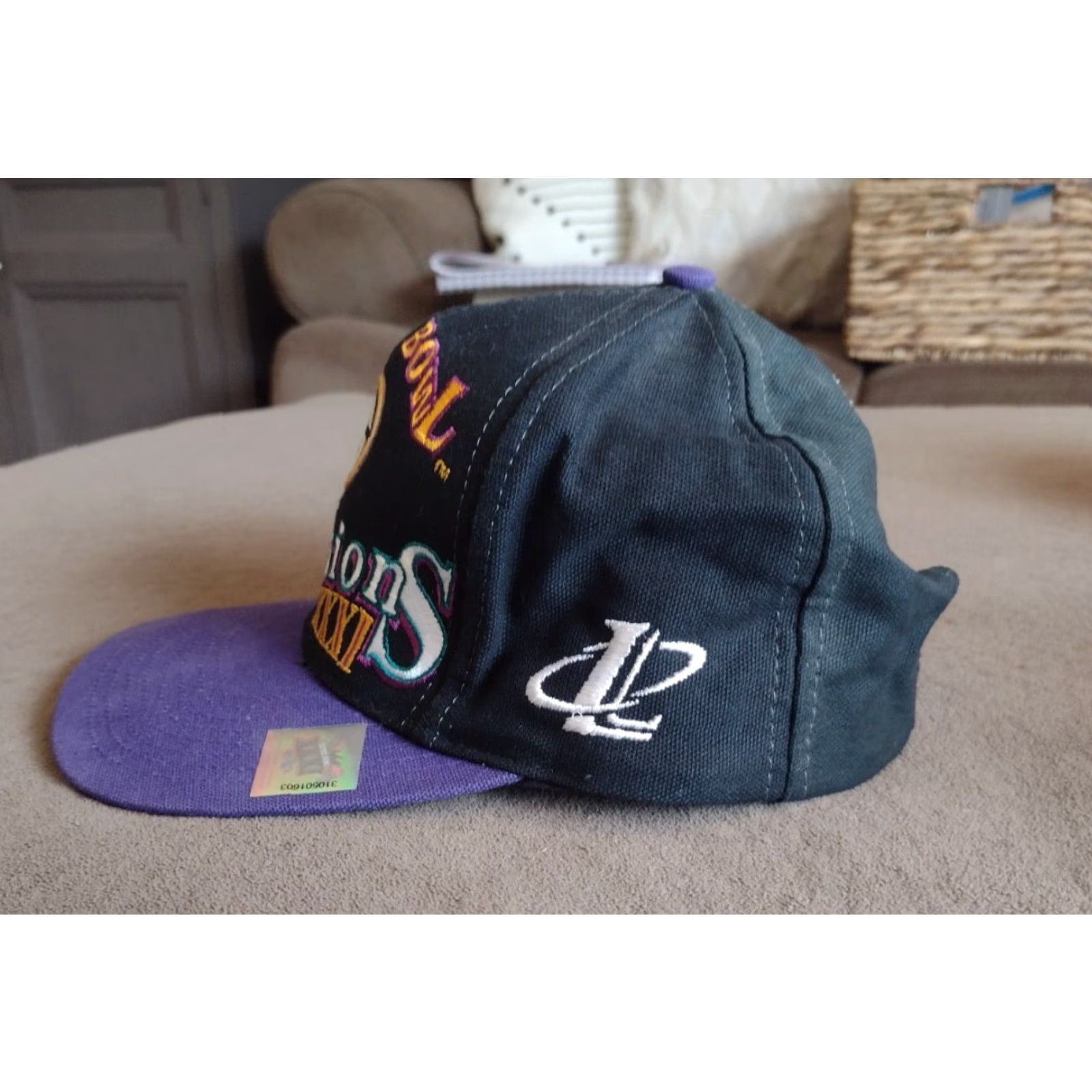 Logo Athletic VINTAGE Green Bay Packers Hat Snapback Deadstock NFL Logo Athletic 90s Adjustable One Size Black Unisex Size ONE SIZE - 2 Thumbnail