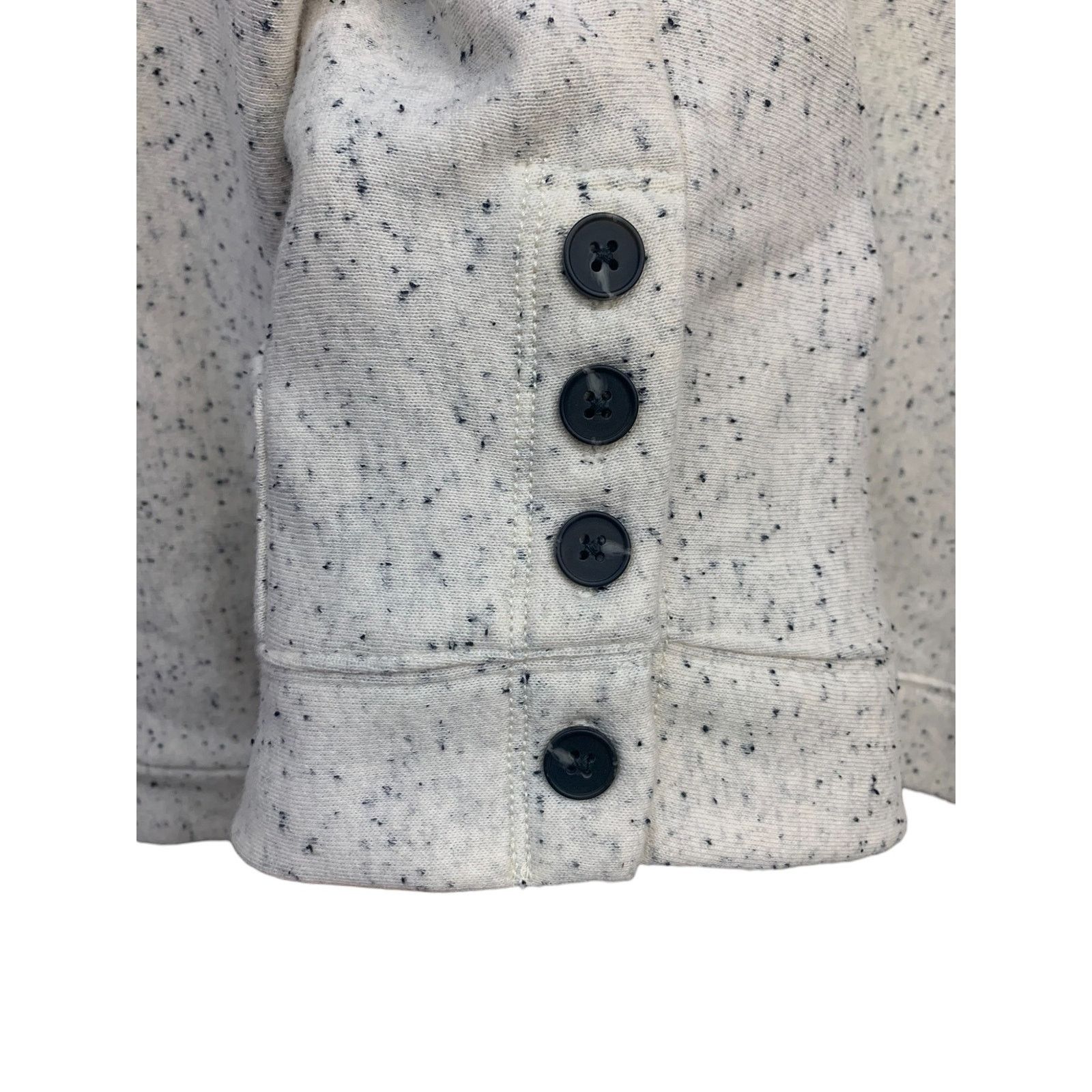 Madewell Madewell Donegal Mock Neck Side Button Sweatshirt SZ M Size M / US 6-8 / IT 42-44 - 5 Thumbnail