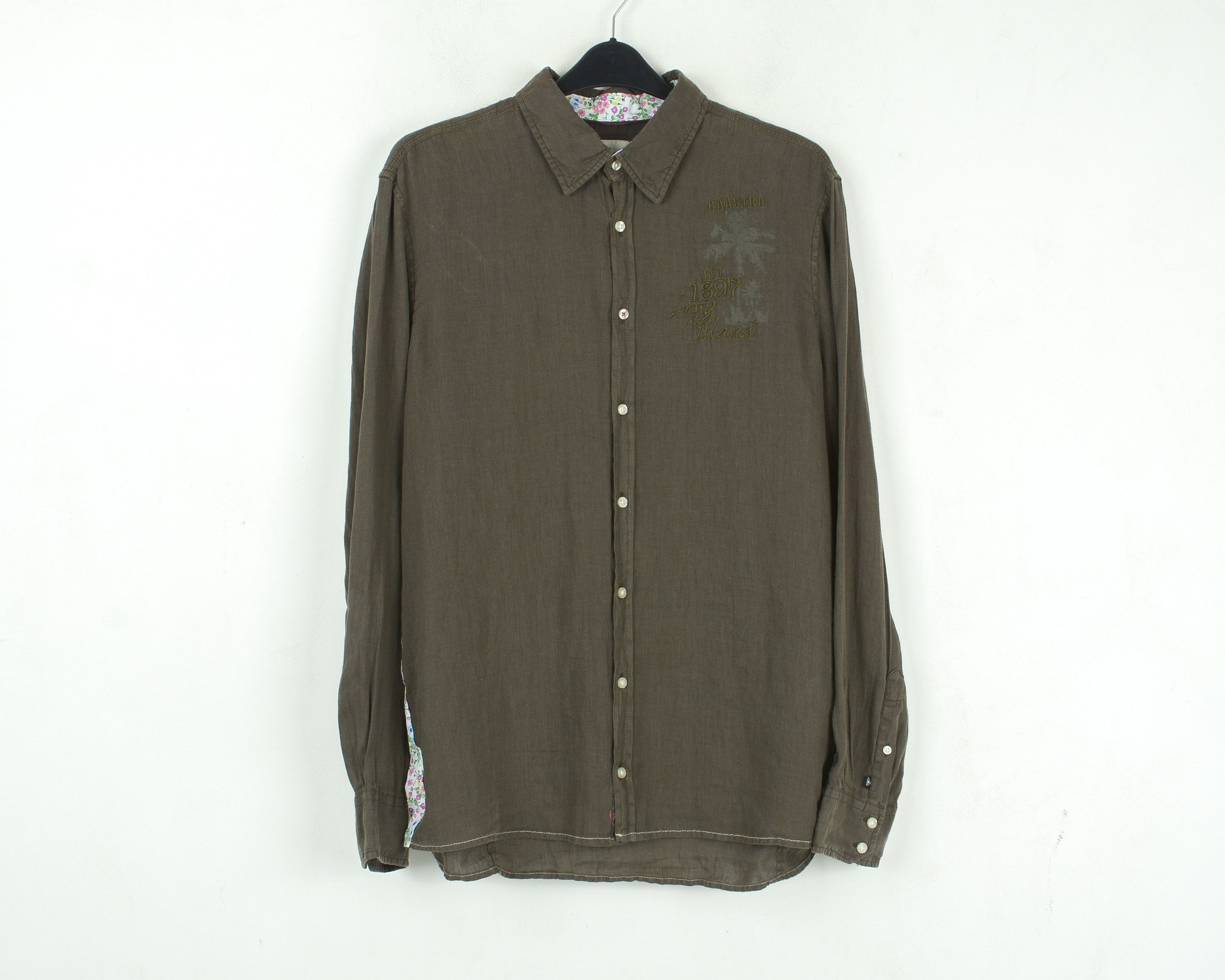 Other GAASTRA Linen Shirt Button Up Long Sleeved Oxford Summer Size US XXL / EU 58 / 5 - 1 Thumbnail