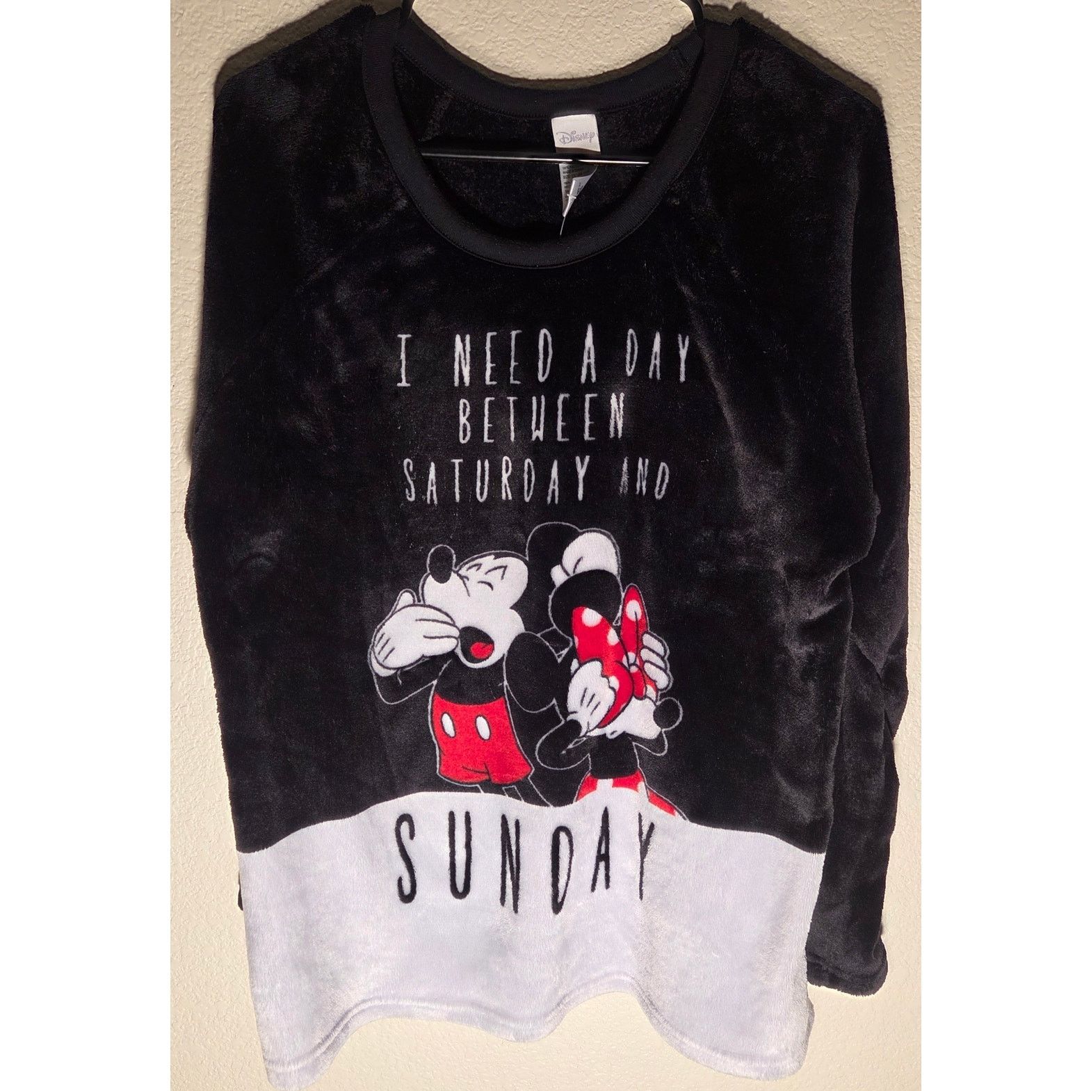 Disney Disney Mickey & Minnie Fleece Sleepwear - Size 2X Size ONE SIZE - 3 Thumbnail