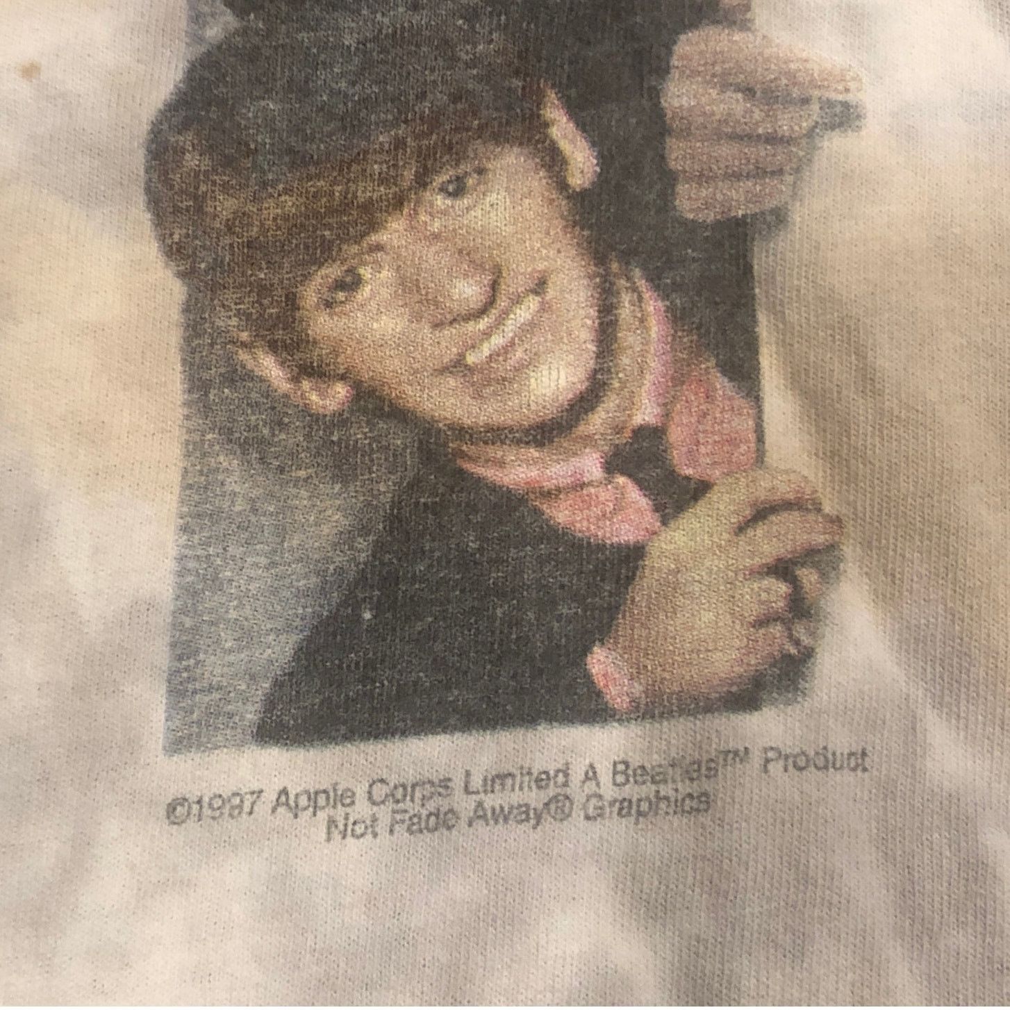 Delta Vintage 1997 The Beatles England Tie Dye Band Shirt Sz Large Size US L / EU 52-54 / 3 - 4 Thumbnail