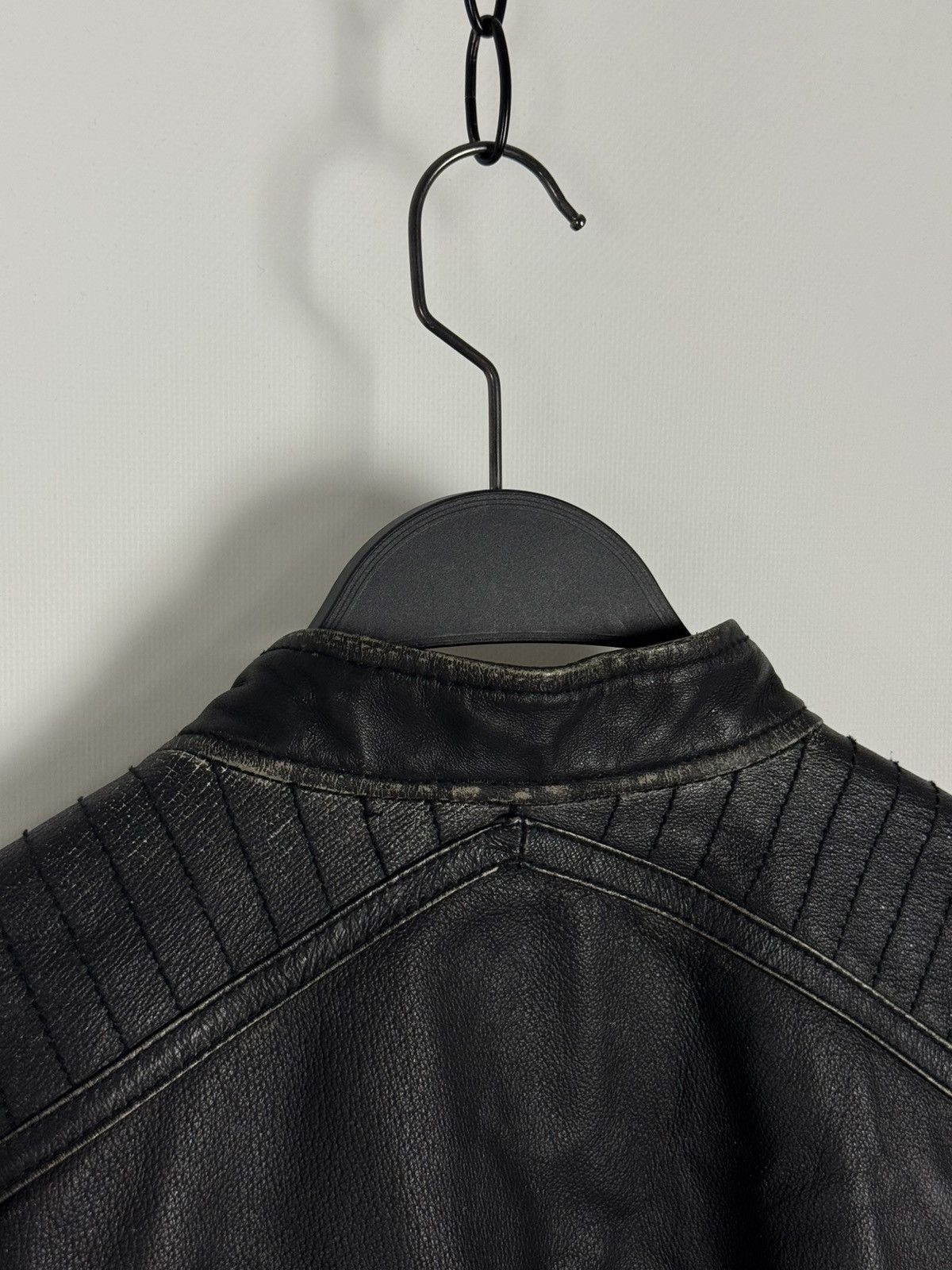 Guess Y2K Distressed Guess Bike Leather Jacket Size US M / EU 48-50 / 2 - 17 Thumbnail