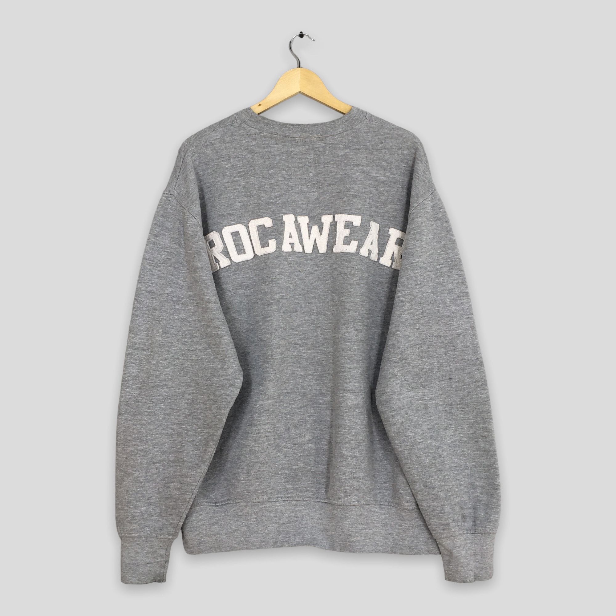 Rocawear × Vintage Vintage Rocawear Sportswear Gray Sweatshirt XLarge Size US XL / EU 56 / 4 - 5 Thumbnail