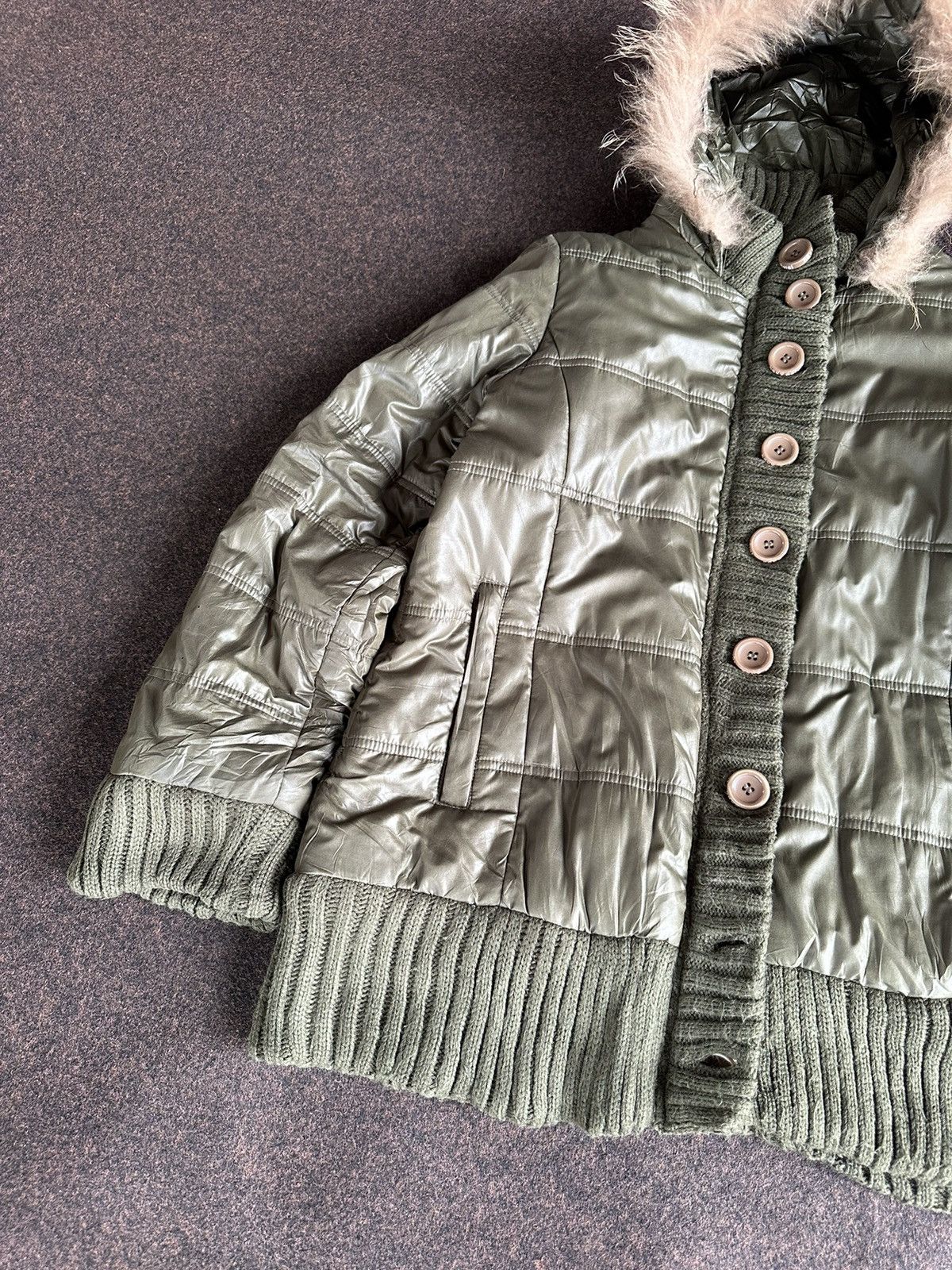14th Addiction × Beauty Beast × If Six Was Nine Navy Natural Like IFSW9 Fur Jacket Z79 Size US L / EU 52-54 / 3 - 2 Thumbnail