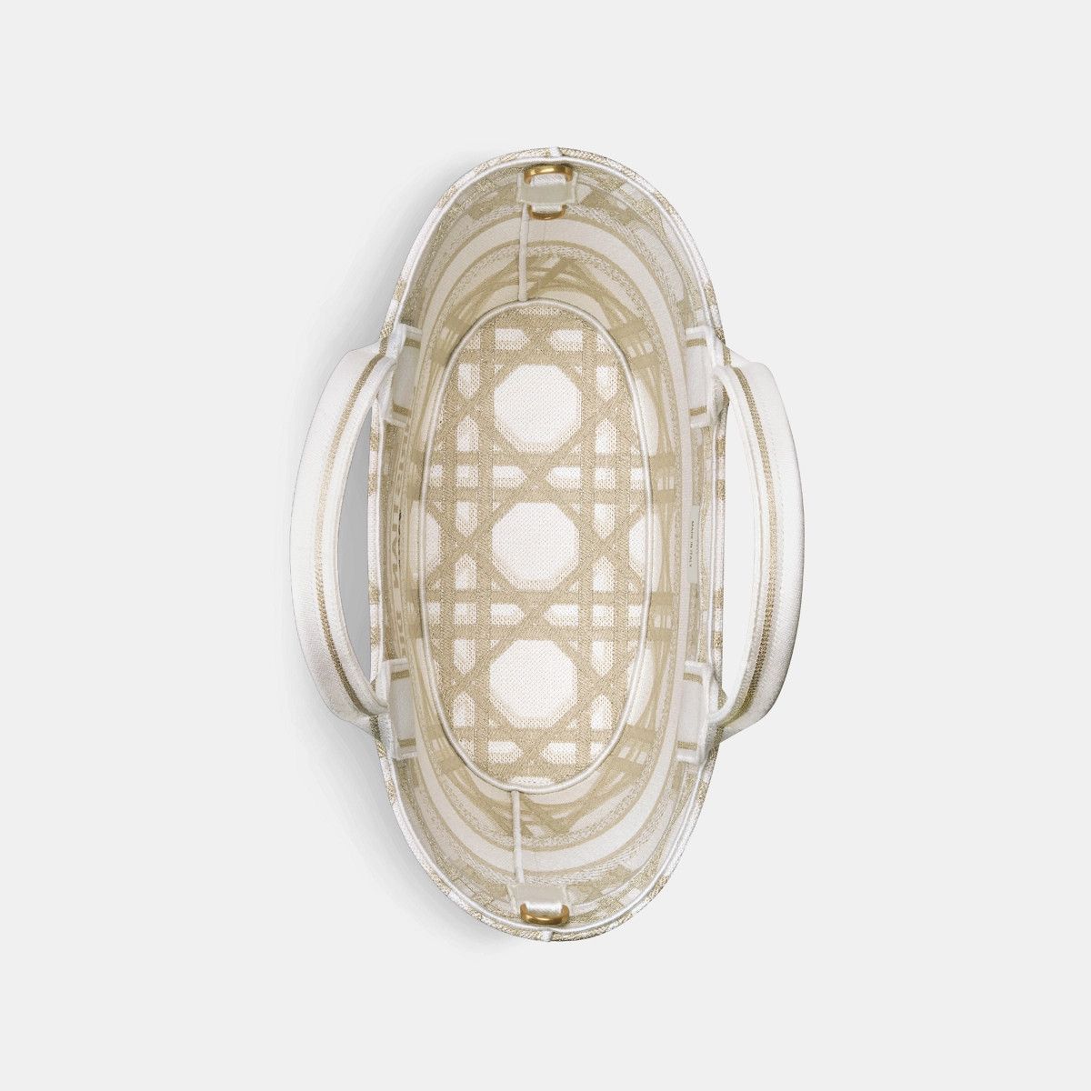 Dior o1bcso1str0226 Size:OS/Hat Bucket Bag in White/Golden Size ONE SIZE - 3 Thumbnail