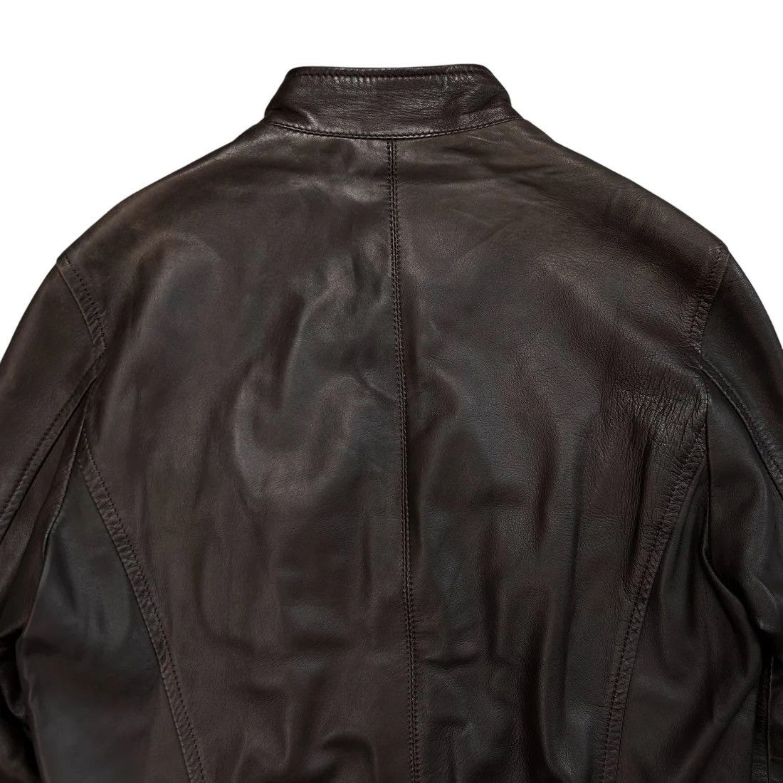 Dirk Bikkembergs Dirk Bikkembergs Cargo Racer Bomber Leather Jacket Size US M / EU 48-50 / 2 - 7 Thumbnail