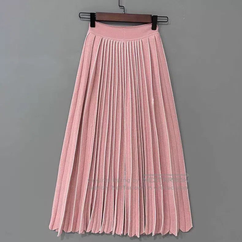 Loro Piana Loro Piana Pink Cashmere Pleated Skirt Size 25" / US 0 / IT 36 - 3 Thumbnail