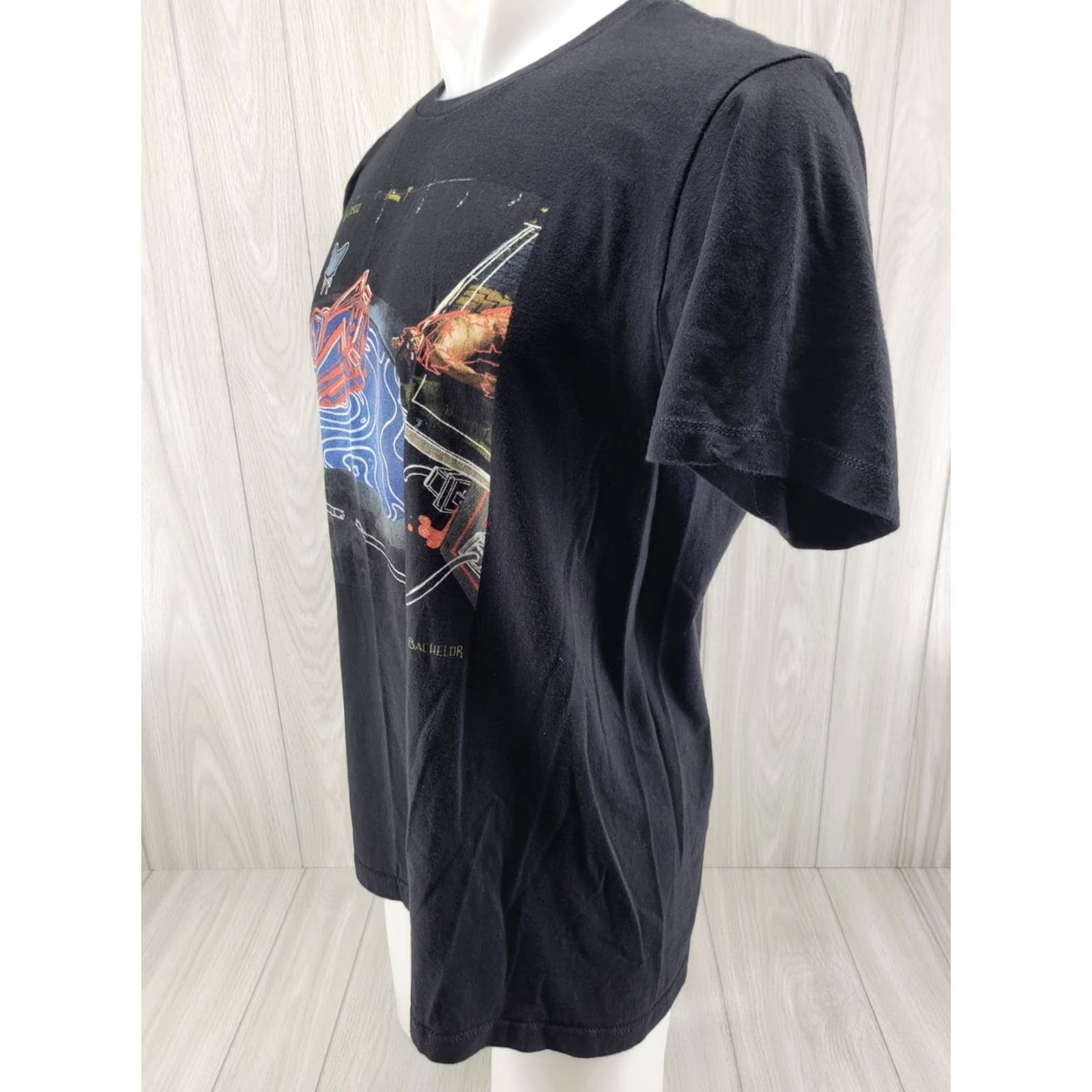 Vintage Panic! At The Disco Death Of A Bachelor T-Shirt Black Short Sleeve Large Mens Unisex Adults Cotton Graphic Print Crew Neck 2010s Band Rock Size US L / EU 52-54 / 3 - 3 Thumbnail