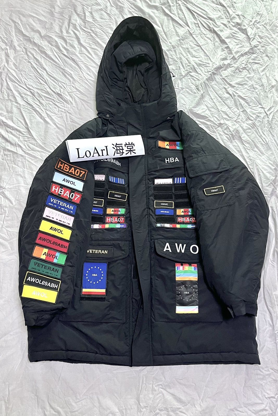 トップス Hood By Air Zip Gimmick Printed Parka Glimmer[*00338-AMZ] Dry Zipper Hooded Parka – Sustainable