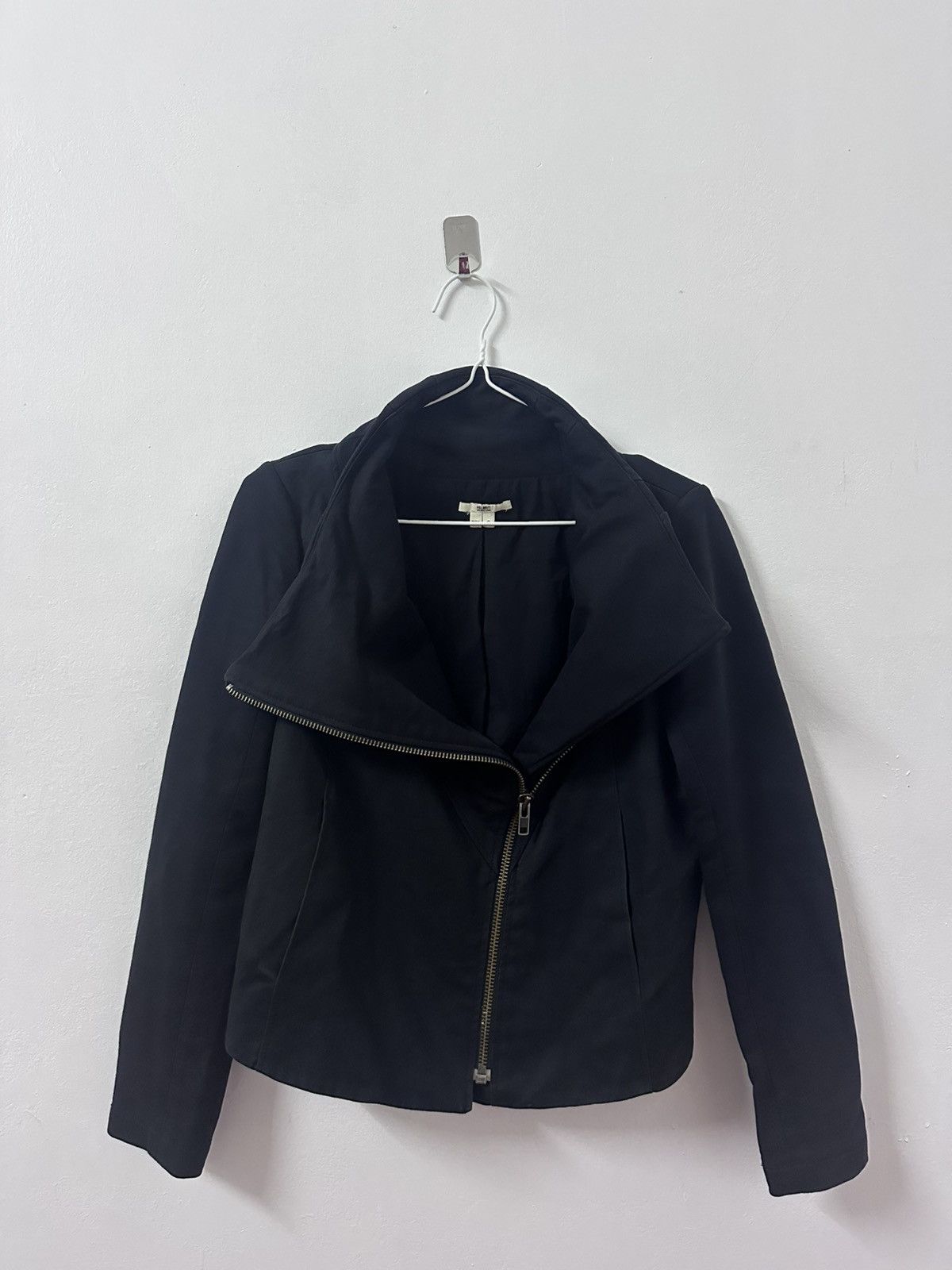 Helmut Lang Helmut Lang Asymmetrical Zip Draped Neck Jacket Size US S / EU 44-46 / 1 - 2 Thumbnail