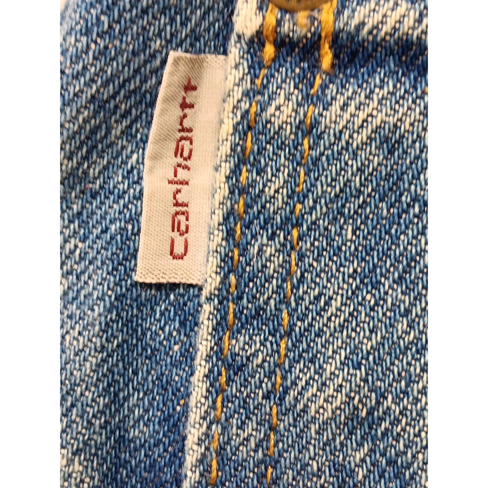 Carhartt Carhartt Jeans Men's 40x36 Relaxed Fit Blue 5-Pocket Denim Regular 90s American Vintage Style Non-N/A Size US 40 / EU 56 - 4 Thumbnail
