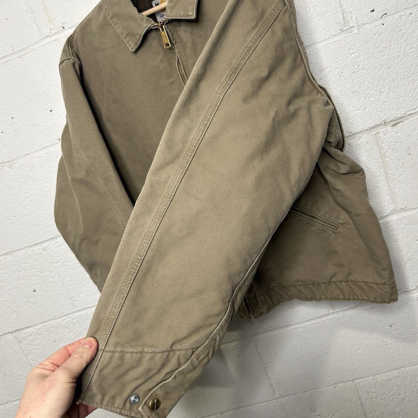 Carhartt Vintage Carhartt Blanket-Lined Detroit Jacket “Cottonwood” Size US XL / EU 56 / 4 - 9 Thumbnail