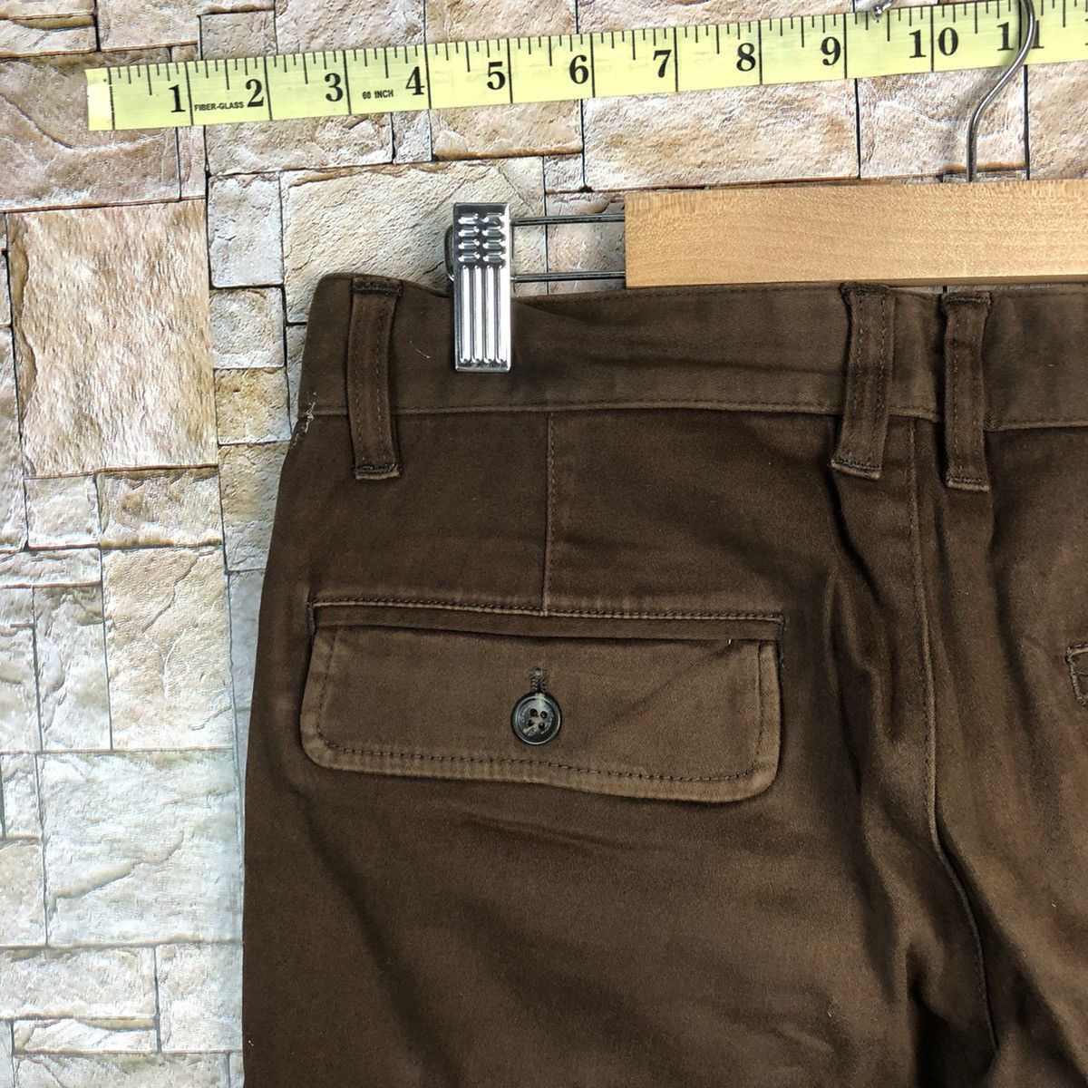 Japanese Brand Comme Ca Commune Dark Brown Cargo Multipocket Pants #A626 Size US 28 / EU 44 - 18 Thumbnail