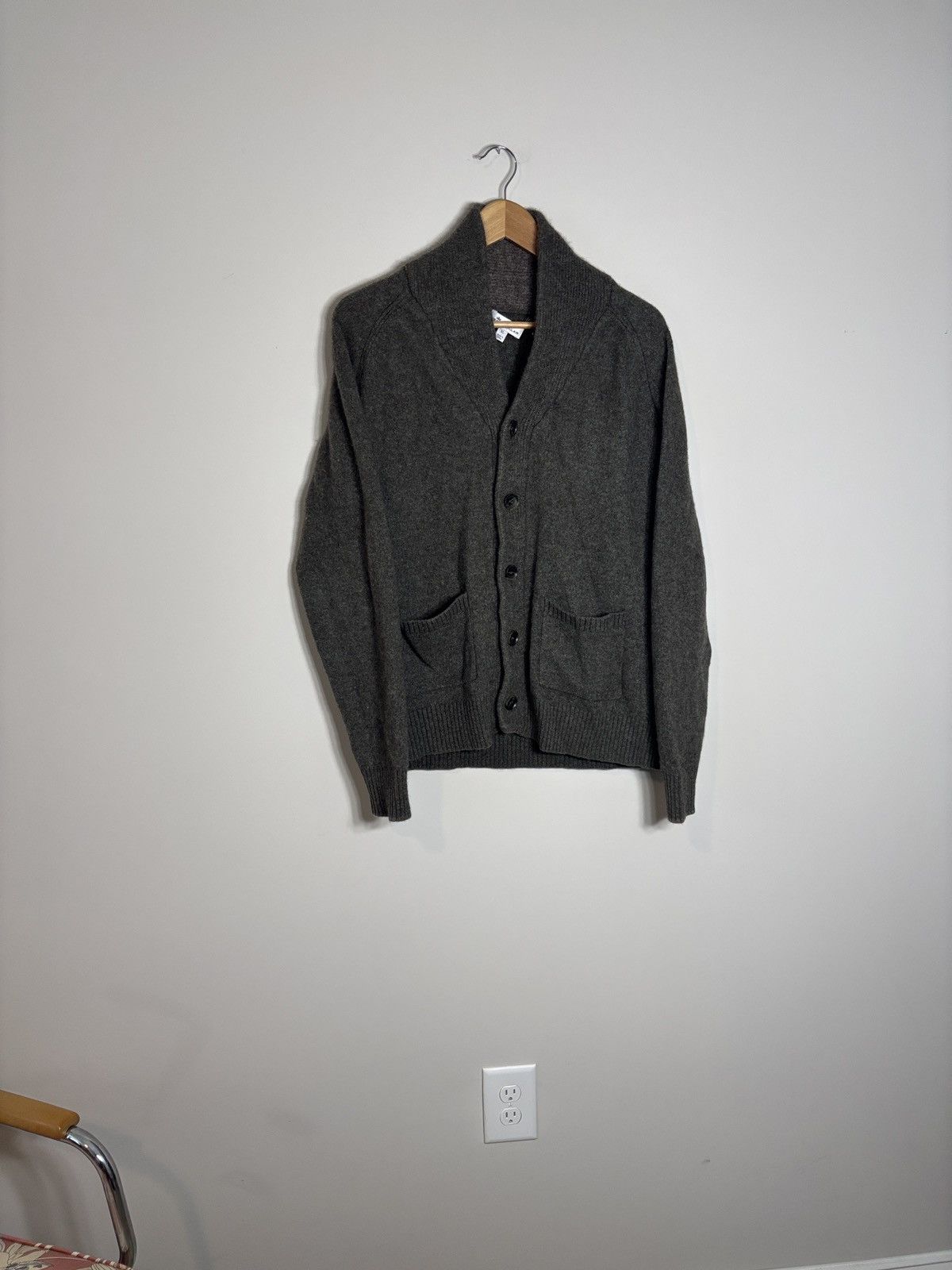 Peter Millar Peter Millar 50/50 Merino Yak Wool Cardigan Sweater Size US XL / EU 56 / 4 - 1 Thumbnail