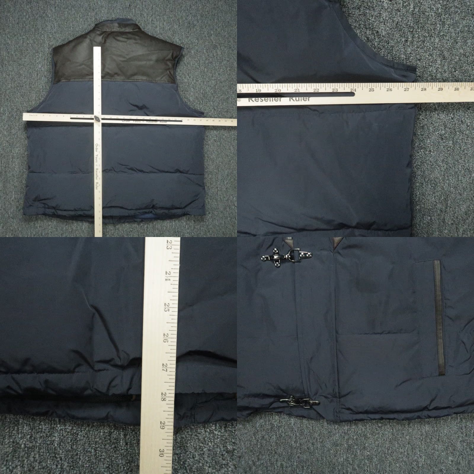 Orvis Orvis Vest Men 2XL Full Zip Down Leather Trim Puffer Jacket Lined Insulated Size US XXL / EU 58 / 5 - 8 Thumbnail