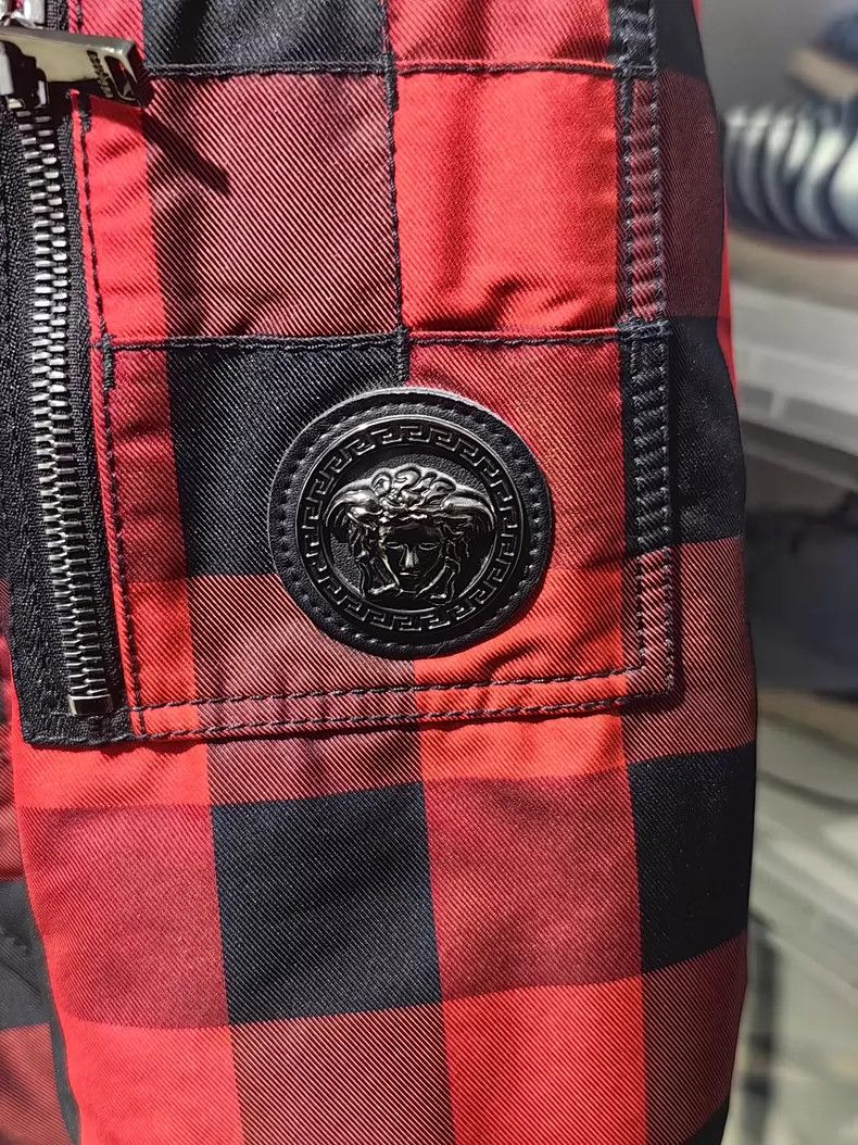 Versace Versace The bomber jacket has a classic red and black chec Size US M / EU 48-50 / 2 - 3 Thumbnail
