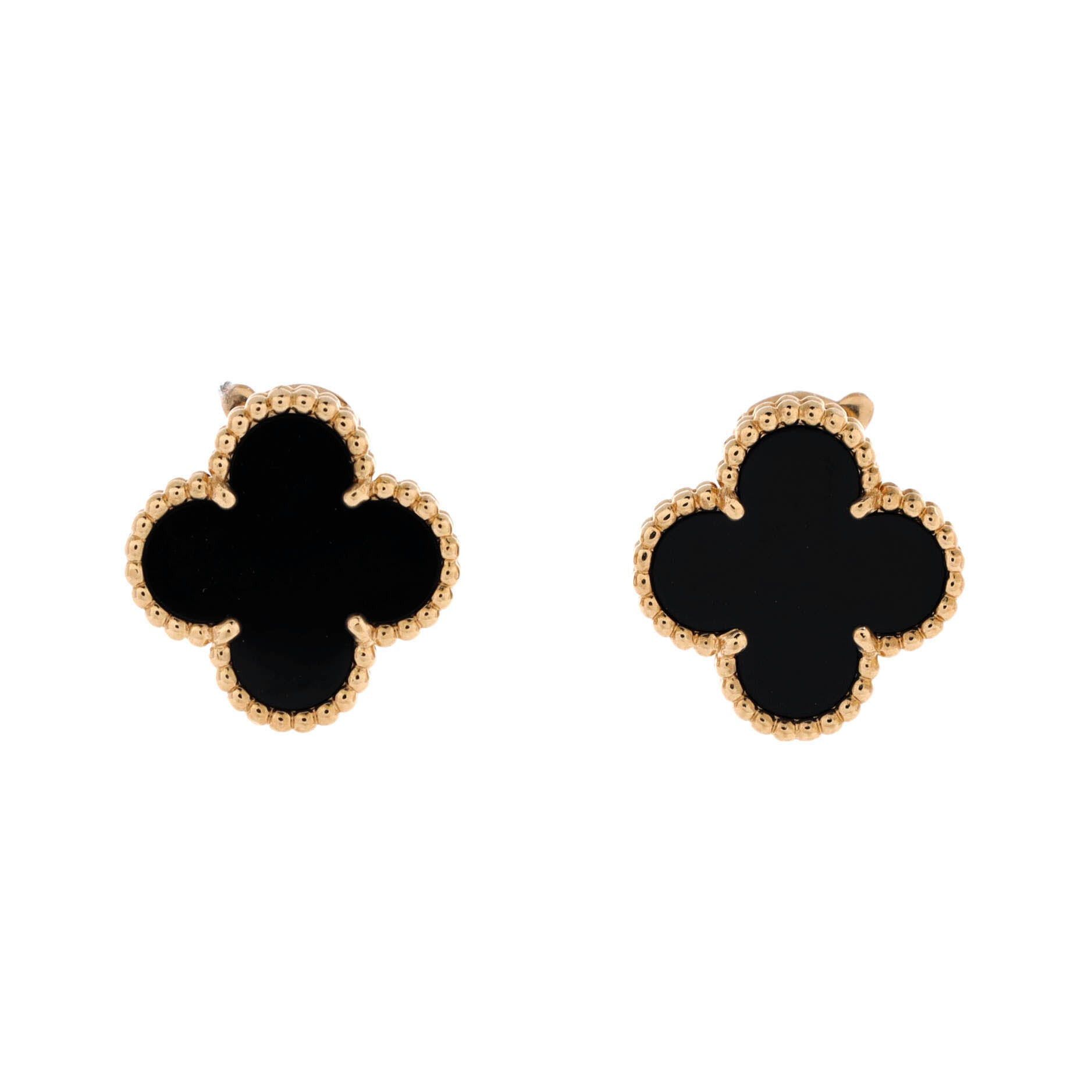 Van Cleef & Arpels Vintage Alhambra Earrings Size ONE SIZE - 1 Thumbnail