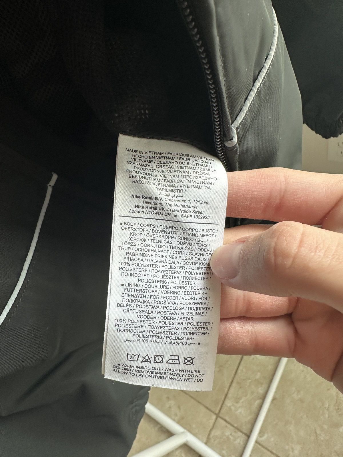 Corteiz × Nike Corteiz x Nike NRG Track Jacket Onyx Black Size US XL / EU 56 / 4 - 11 Thumbnail