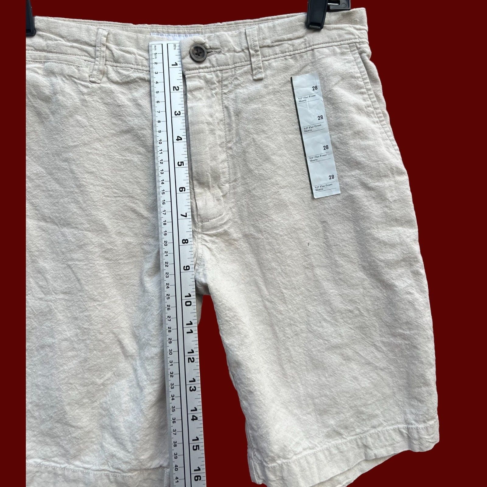 Other GoodFellow - Men's Flat Frint Short - 9" Inseam - Beige - 28 Size US 28 / EU 44 - 5 Thumbnail