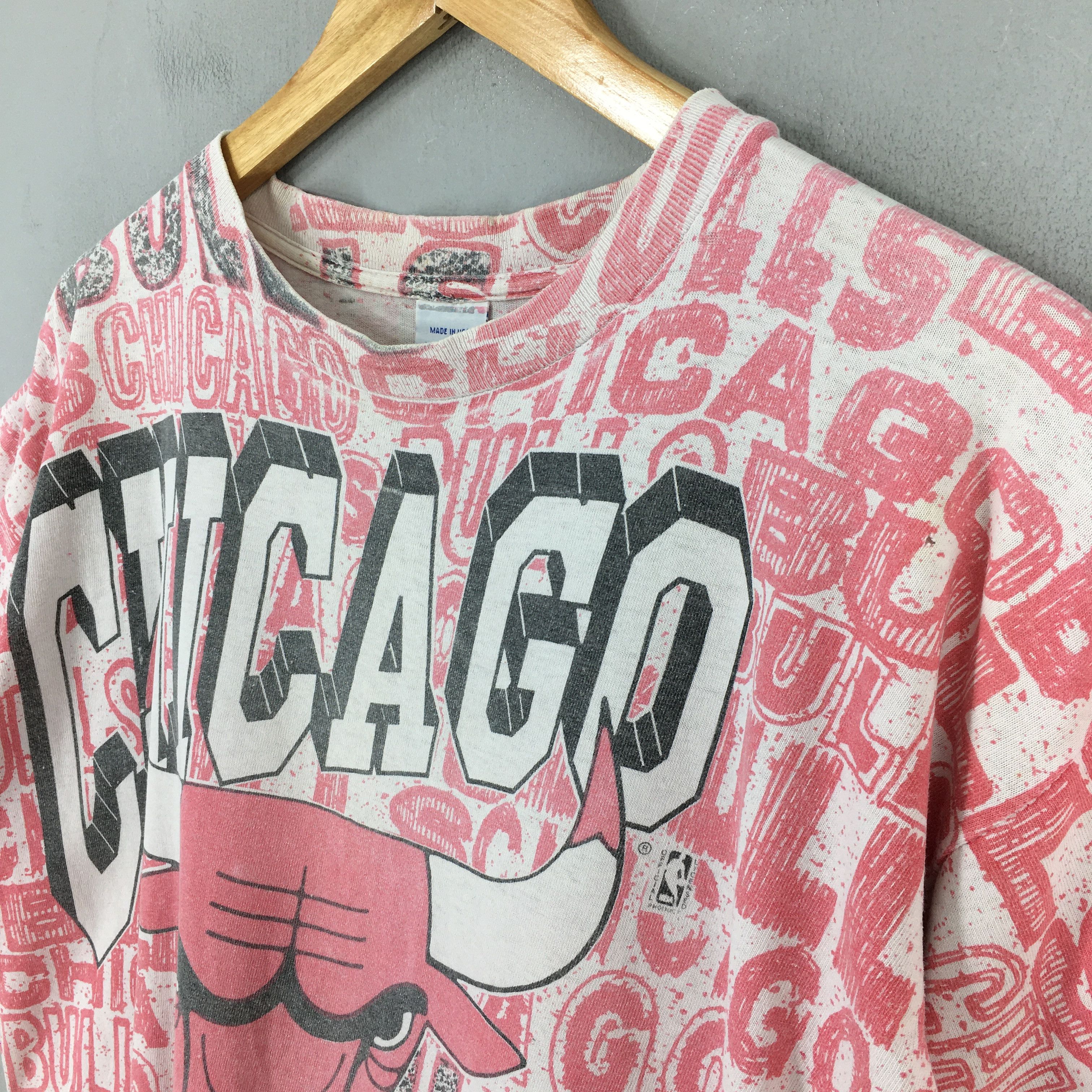 NBA 90s Chicago Bulls Nba World Champions Red T shirt Large Size US L / EU 52-54 / 3 - 3 Thumbnail