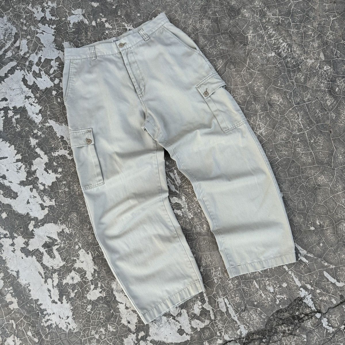Japanese Brand Baggy💥Elanvital Jeans Cargo Pant Streetwear Style Size US 31 - 2 Thumbnail