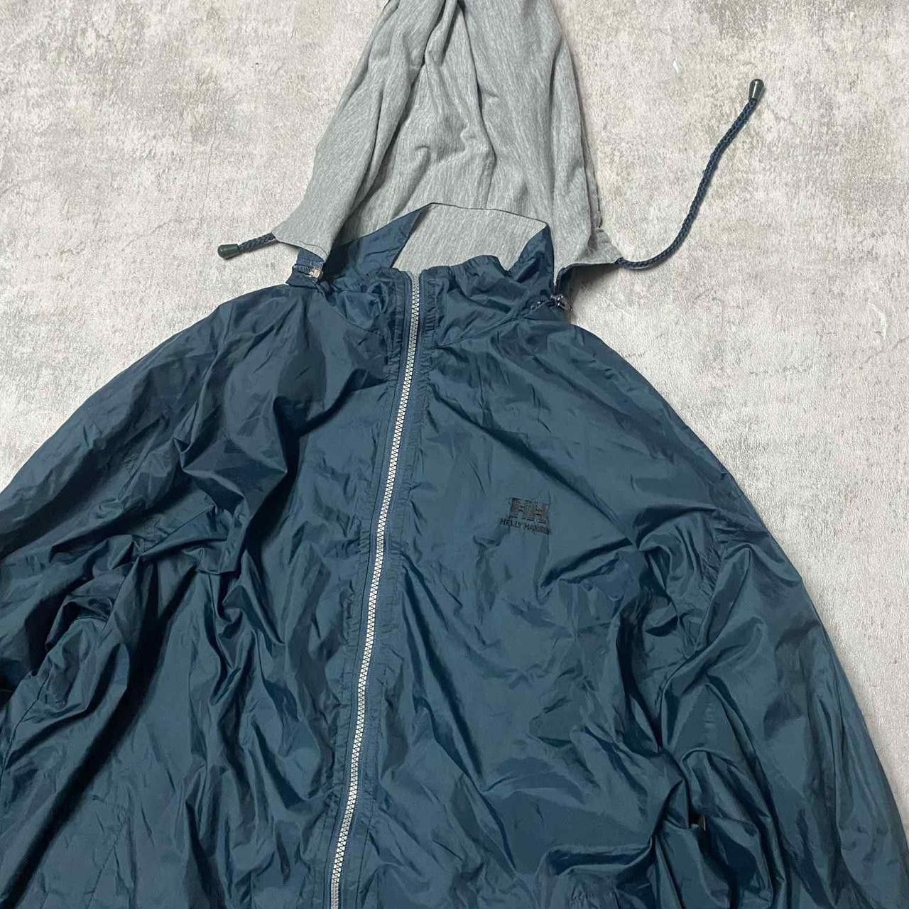 Helly Hansen Blue Nike windbreaker jacket with hood #windbreaker Size US M / EU 48-50 / 2 - 2 Thumbnail