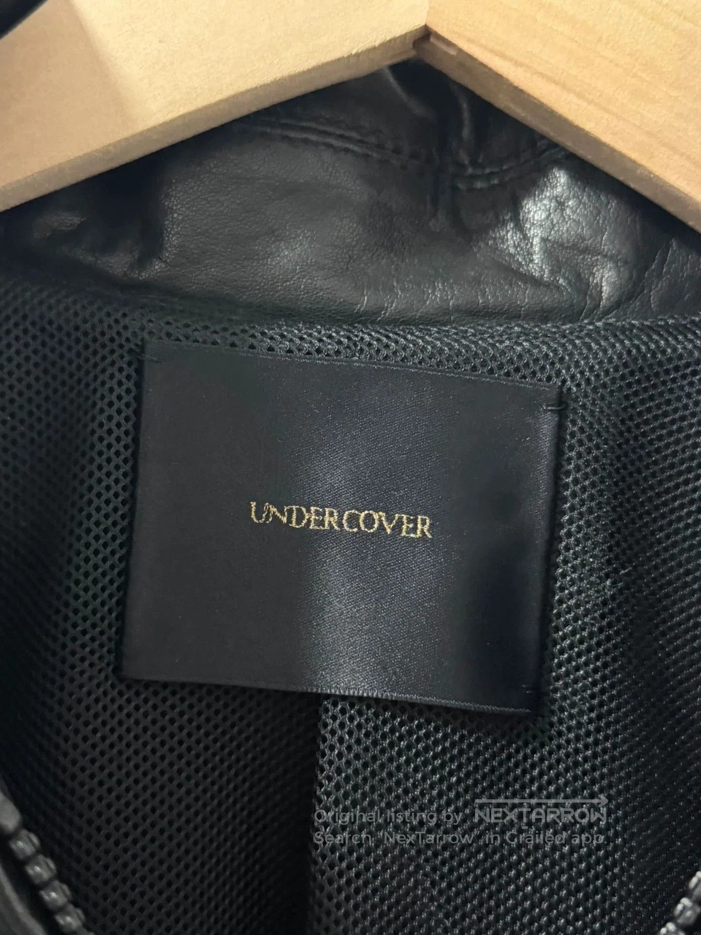 Undercover Black Leather Jacket with Utility Pockets and Straps. Size US S / EU 44-46 / 1 - 8 Thumbnail