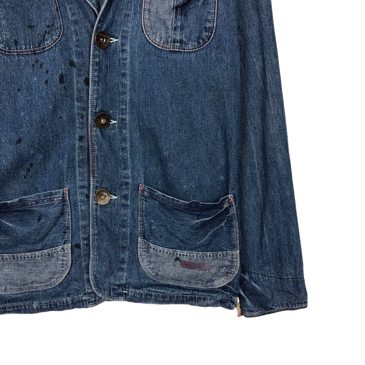 Japanese Brand 🔥M2SQUARED WORKER DENIM JACKET BLANKET ISSEY MIYAKE Size US M / EU 48-50 / 2 - 7 Thumbnail