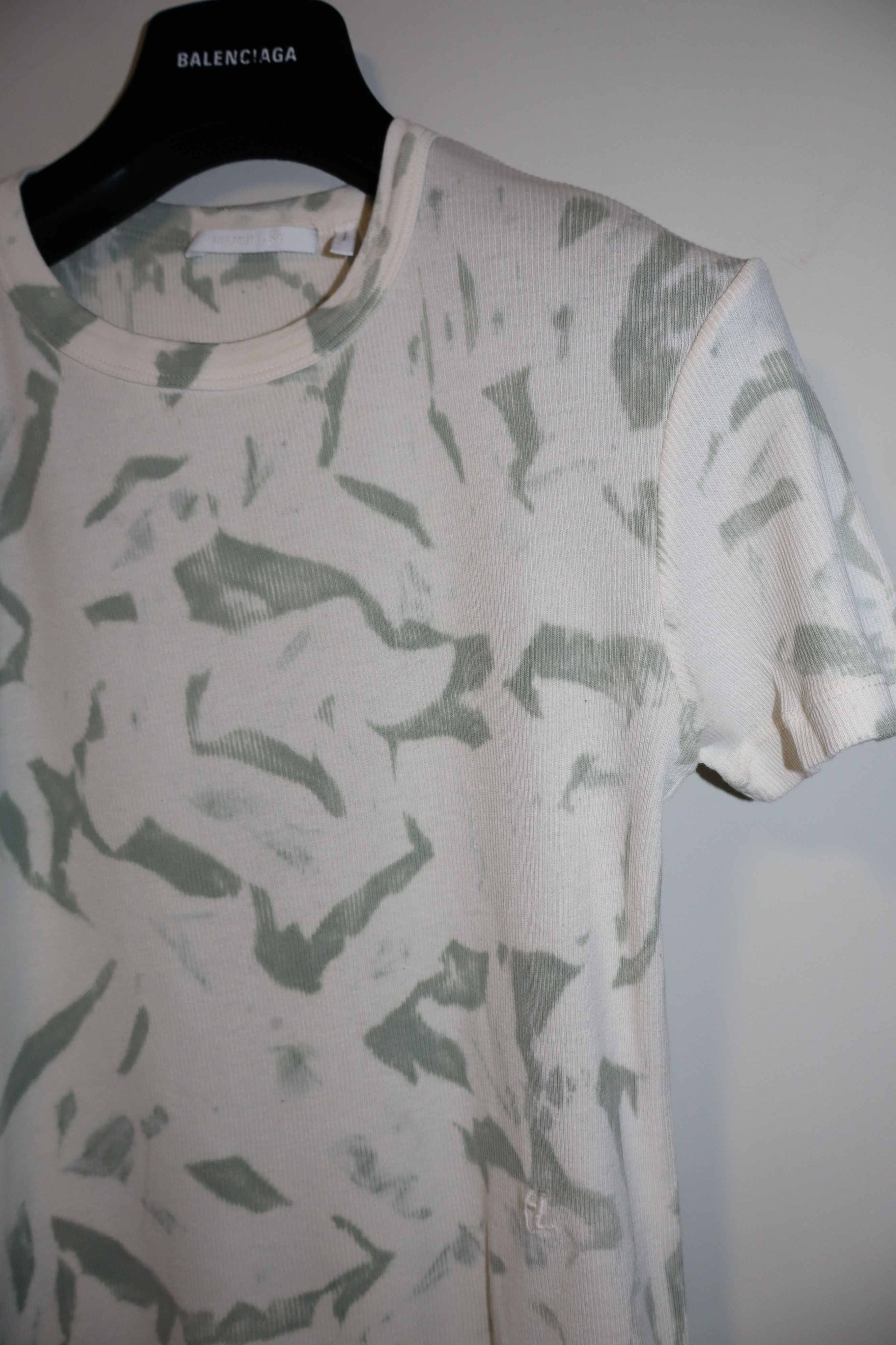 Helmut Lang HL Petit logo embroidered rib t-shirt Size M / US 6-8 / IT 42-44 - 5 Thumbnail