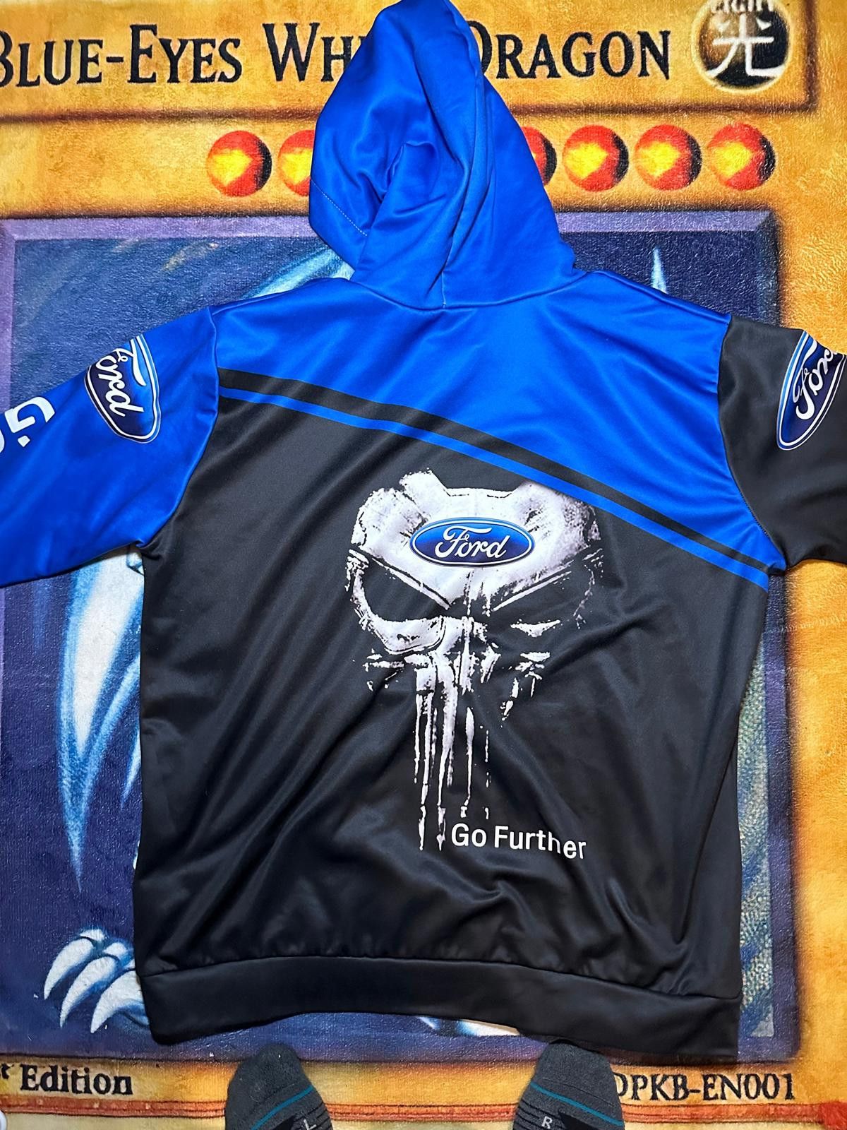 Ford Vintage Ford Go Further Graphic Men's Hoodie Size ONE SIZE - 3 Thumbnail