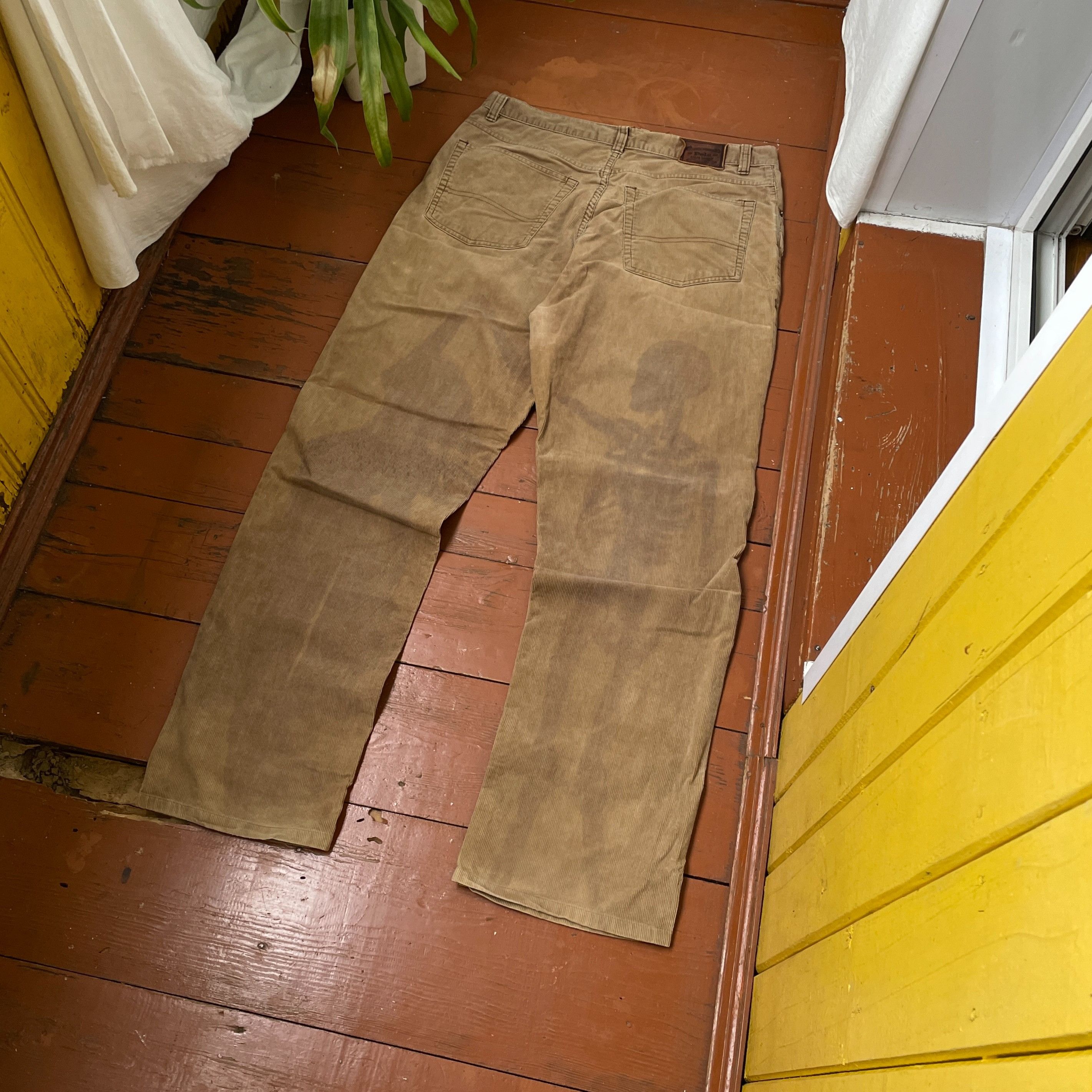 Polo Ralph Lauren Polo Ralph Lauren Custom Pants skeleton love bone faded Size US 33 - 3 Thumbnail