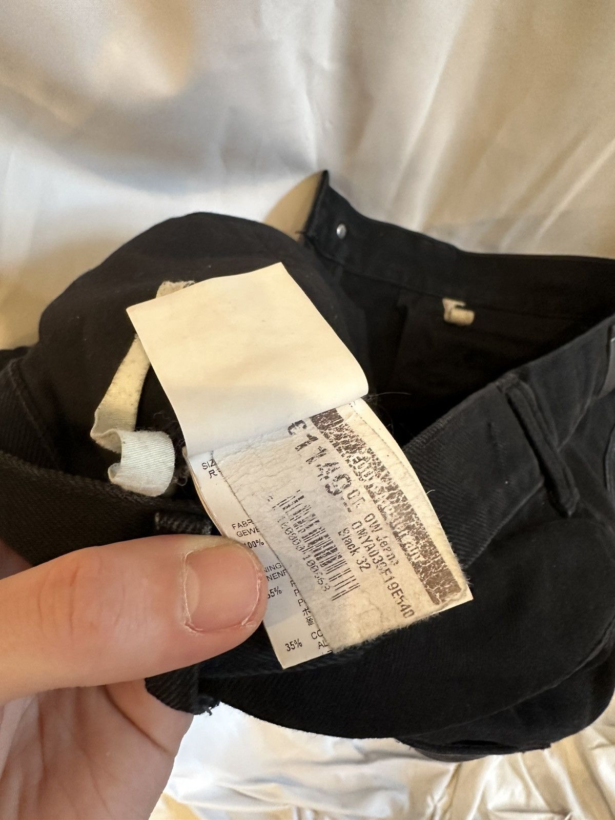 Off-White Off-White Black Denim Pants Size US 32 / EU 48 - 13 Thumbnail