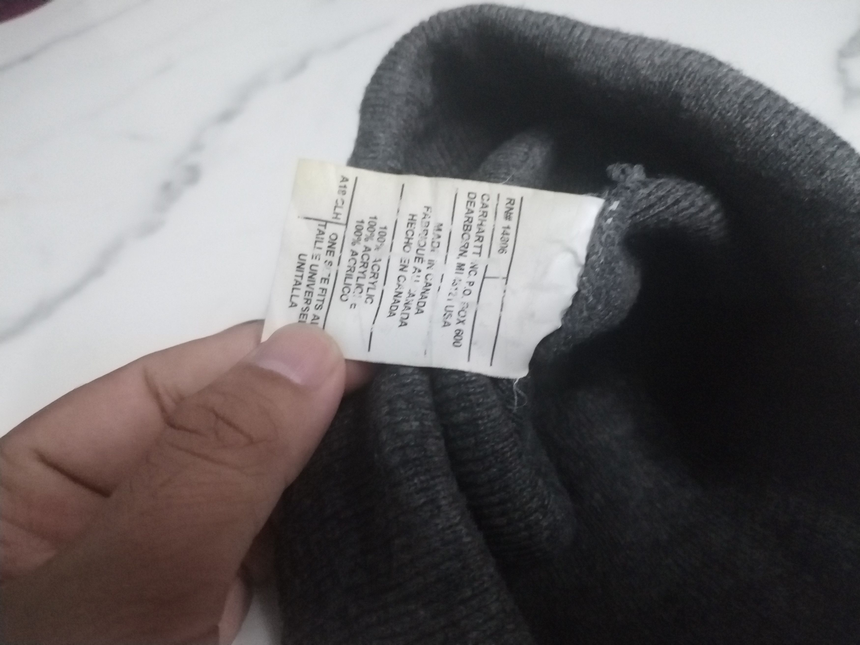 Carhartt × Carhartt Wip × Vintage BEANIE CARHATT Size ONE SIZE - 4 Thumbnail
