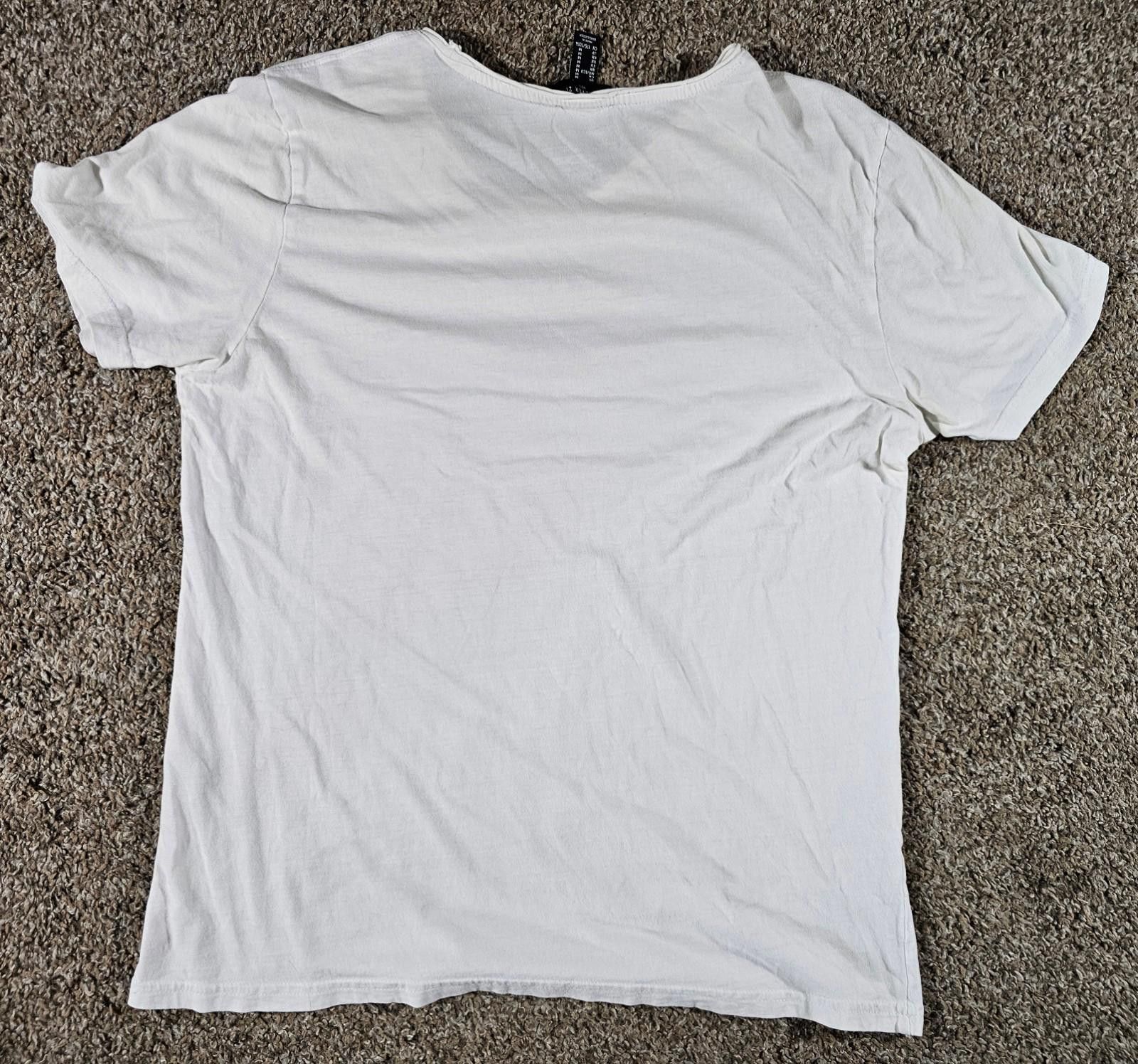 Forever 21 Forever 21 Mens Medium White Tshirt Size US M / EU 48-50 / 2 - 5 Thumbnail
