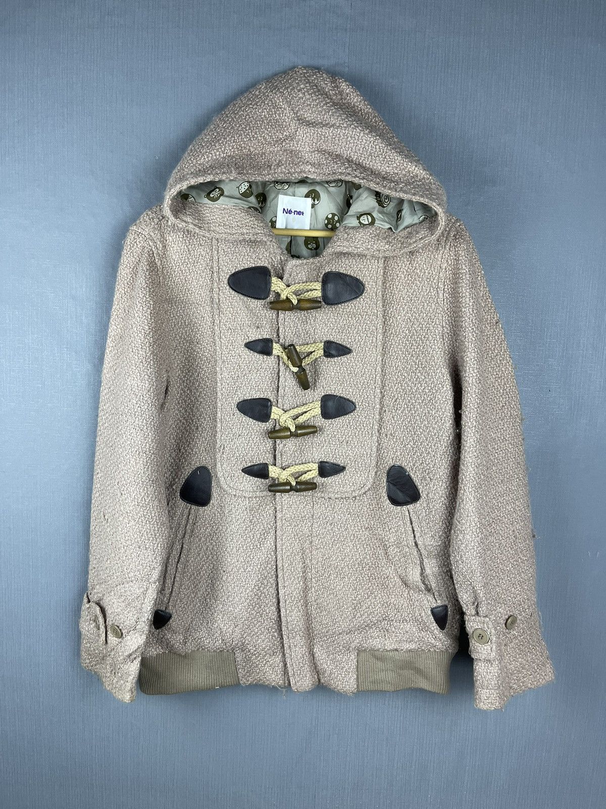 Issey Miyake × Ne-Net × Vintage Vintage Issey Miyake Ne-Net Duffle Hoodie Jacket Size US M / EU 48-50 / 2 - 1 Thumbnail