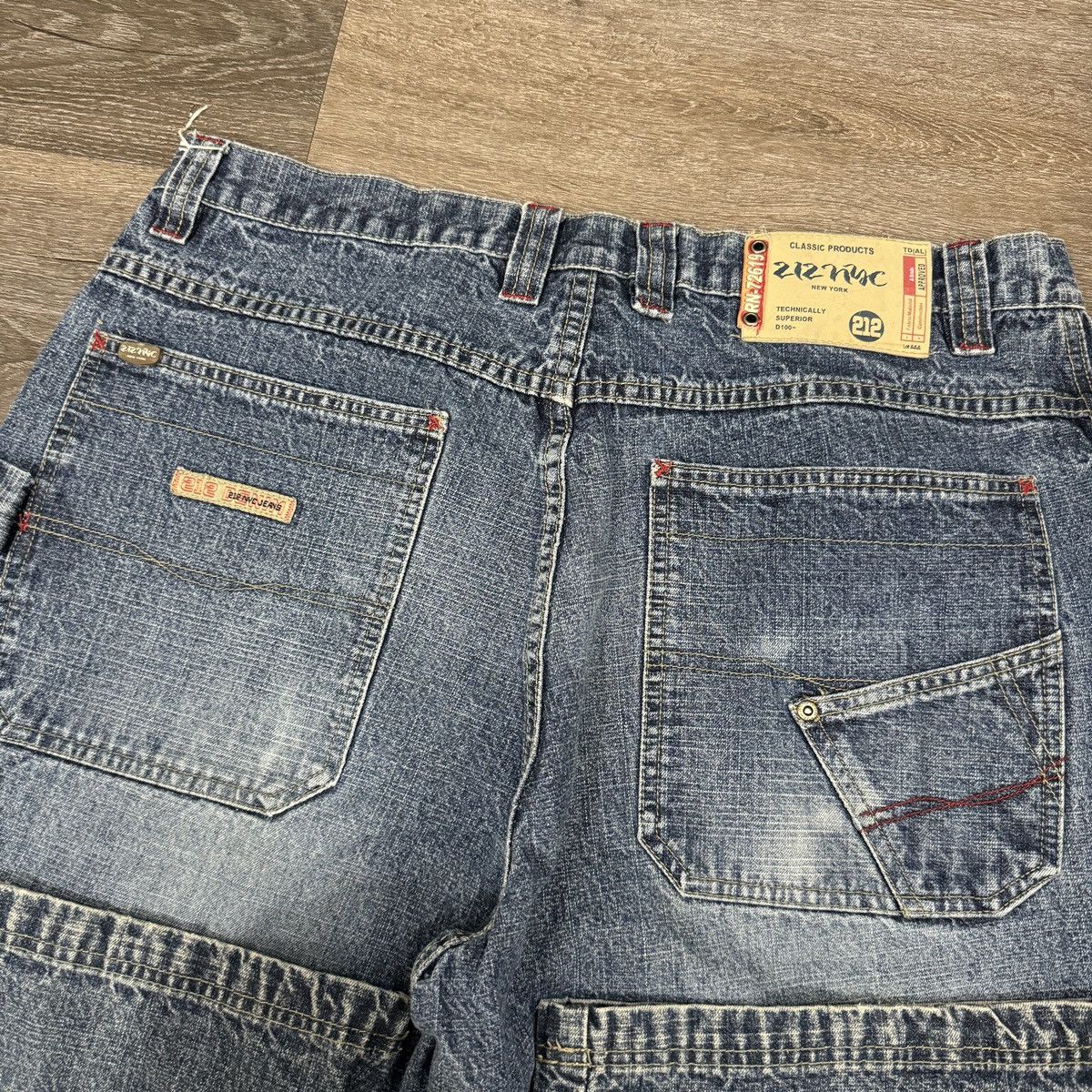 JNCO × Vintage Vintage Y2K 212NYC baggy wide leg double knee jeans Size US 38 / EU 54 - 3 Thumbnail